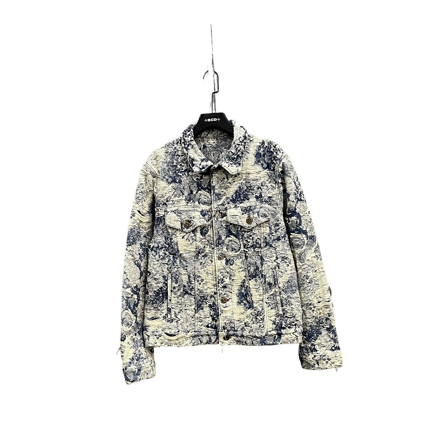 Louis Vuitton Louis Vuitton Floral Denim Jacket Size 52 | Grailed