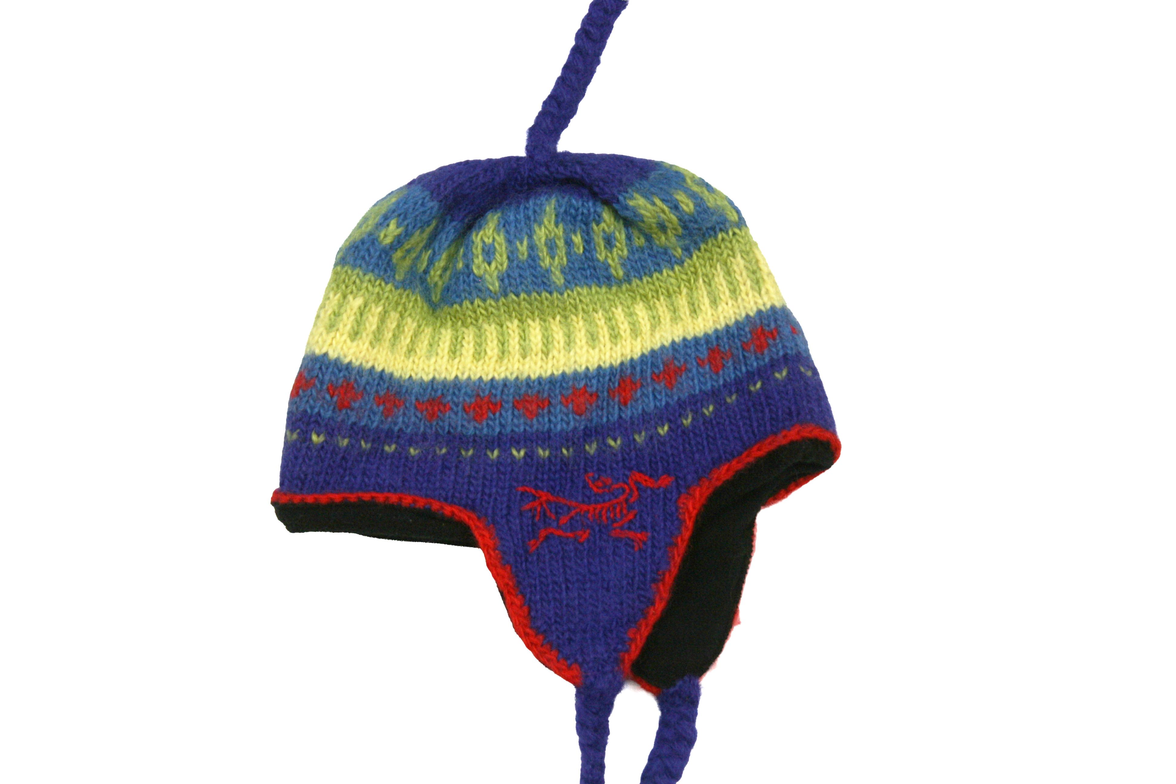 Arc'teryx 00S Contrail Toque Earflaps Wool Y2K Knit Hat Vintage Size ONE SIZE - 2 Thumbnail