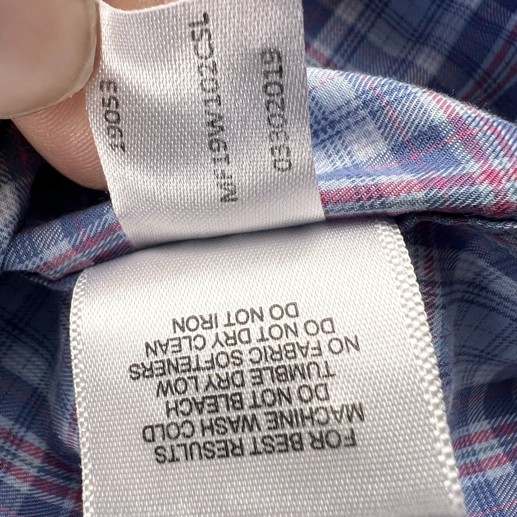 Peter Millar Peter Millar Shirt Mens 2XL Blue Plaid Button-Up Long Sleeve Preppy Casual Business Travel Mens Size US XXL / EU 58 / 5 - 4 Thumbnail