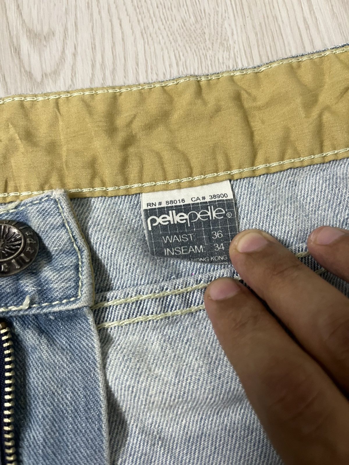 Pelle Pelle Vintage Y2k Pelle Pelle Dragon Embroidery Baggy Jeans Size US 36 / EU 52 - 14 Thumbnail