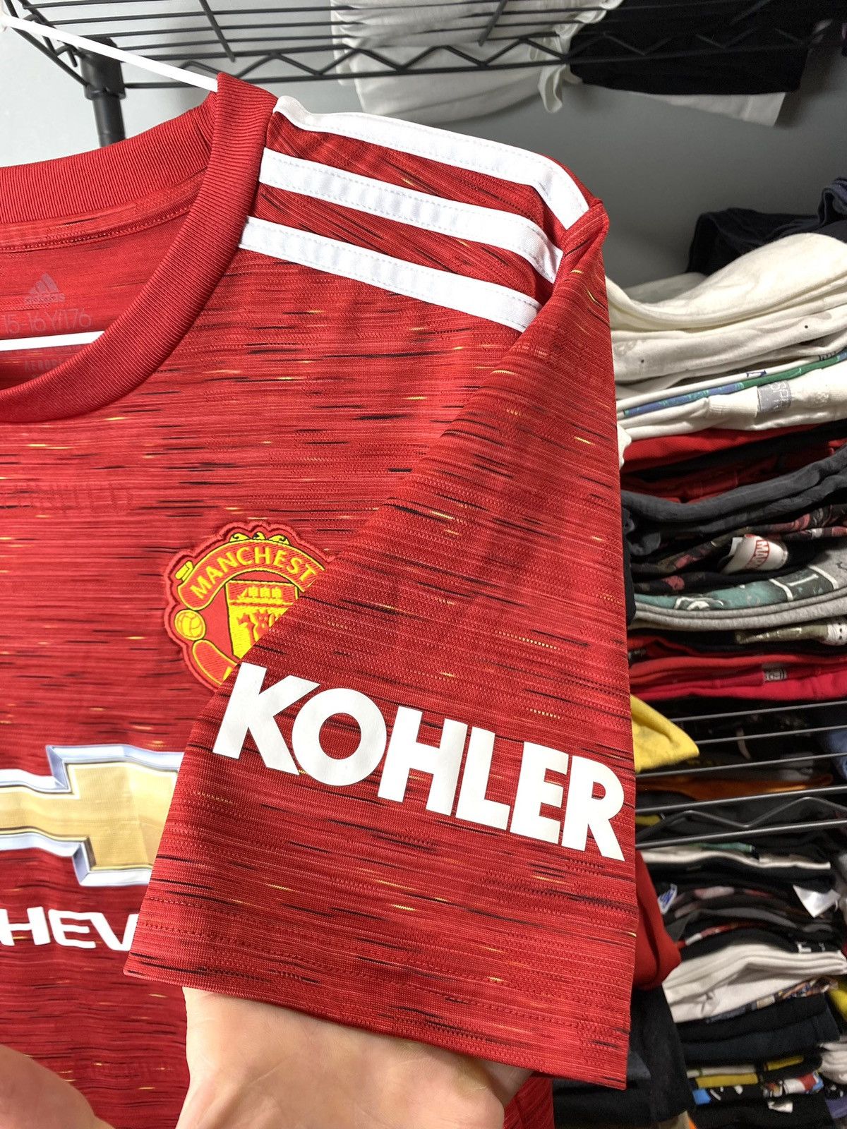 Nike 2020-21 Adidas Manchester United Soccer Jersey T Shirt Size US S / EU 44-46 / 1 - 6 Thumbnail
