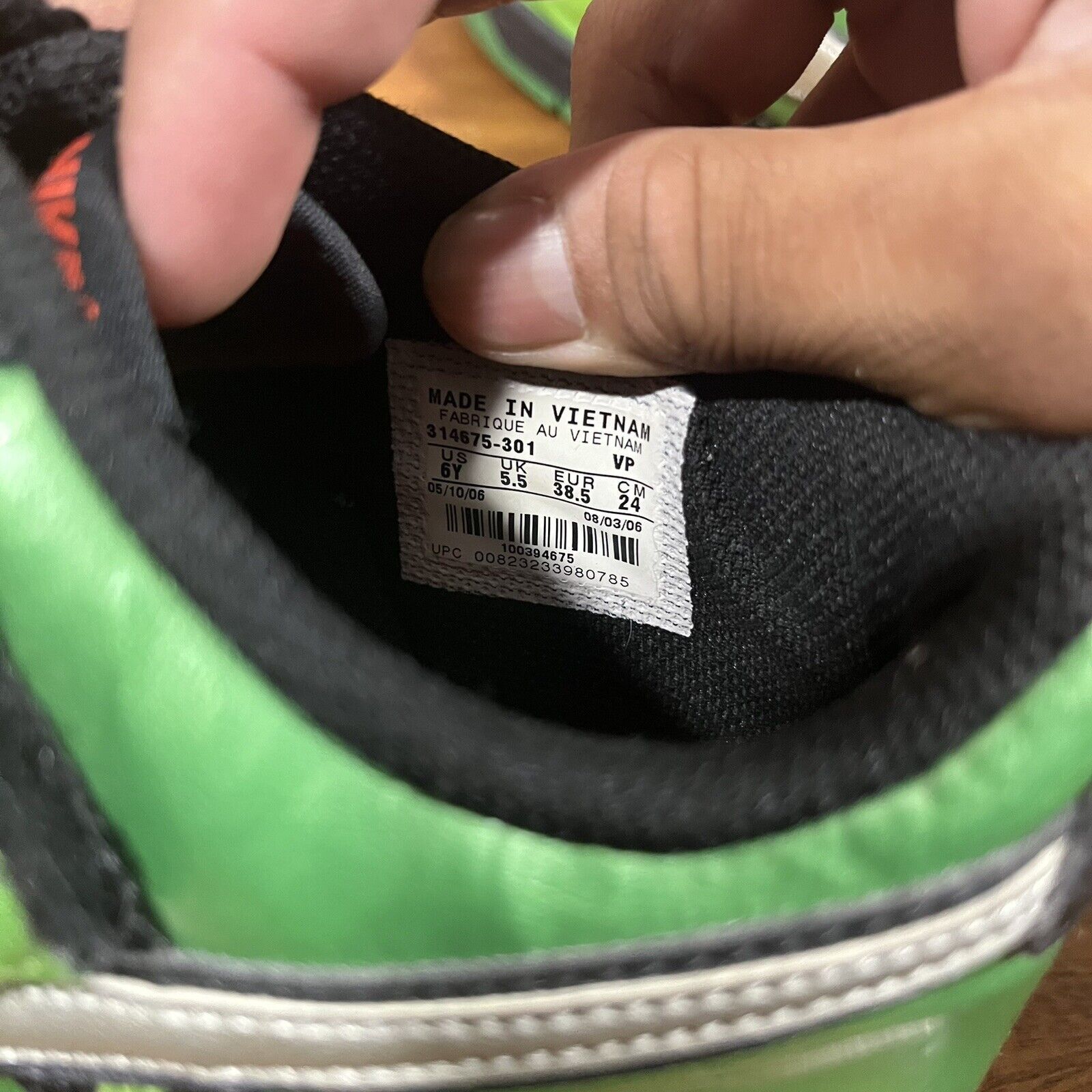 Nike Size 6Y - 2006 Nike Vandal Low Frankenstein Halloween Dunk Size US 7.5 / IT 37.5 - 7 Thumbnail