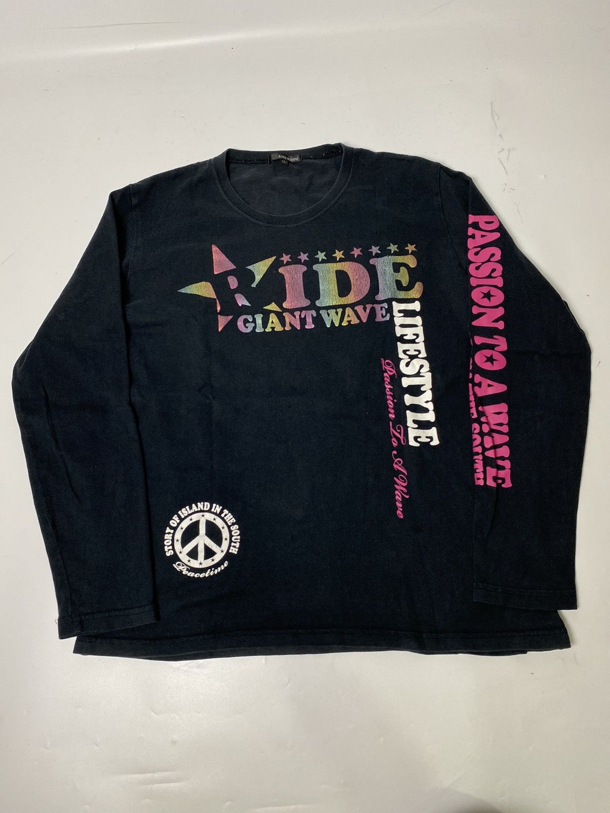 Hysteric Glamour × If Six Was Nine × Japanese Brand 💥vintage💥longsleeve wave motion hard japanese brand Size US L / EU 52-54 / 3 - 1 Thumbnail