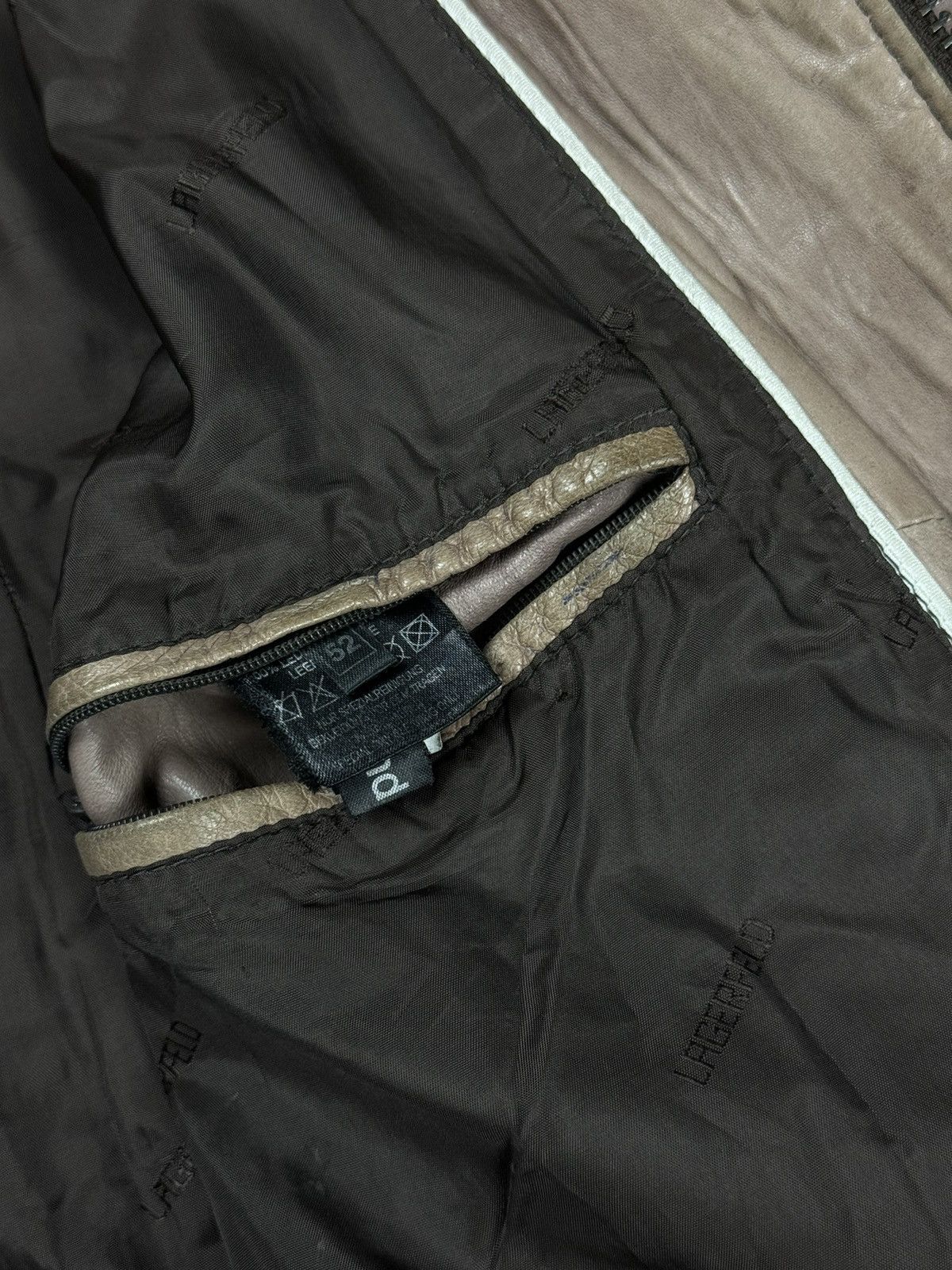 Karl Lagerfeld Karl Lagerfeld leather jacket original casual item Size US L / EU 52-54 / 3 - 2 Thumbnail