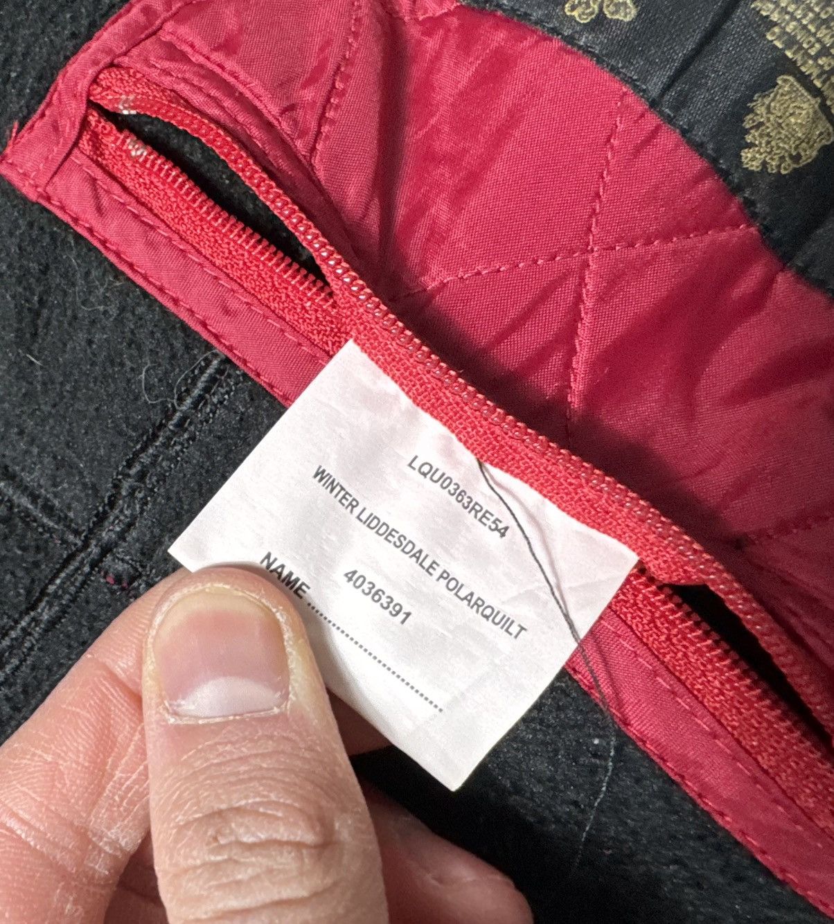 Barbour Barbour Women’s Quilted Liddesdale Red Jacket Size UK 18 Size XL / US 12-14 / IT 48-50 - 10 Thumbnail