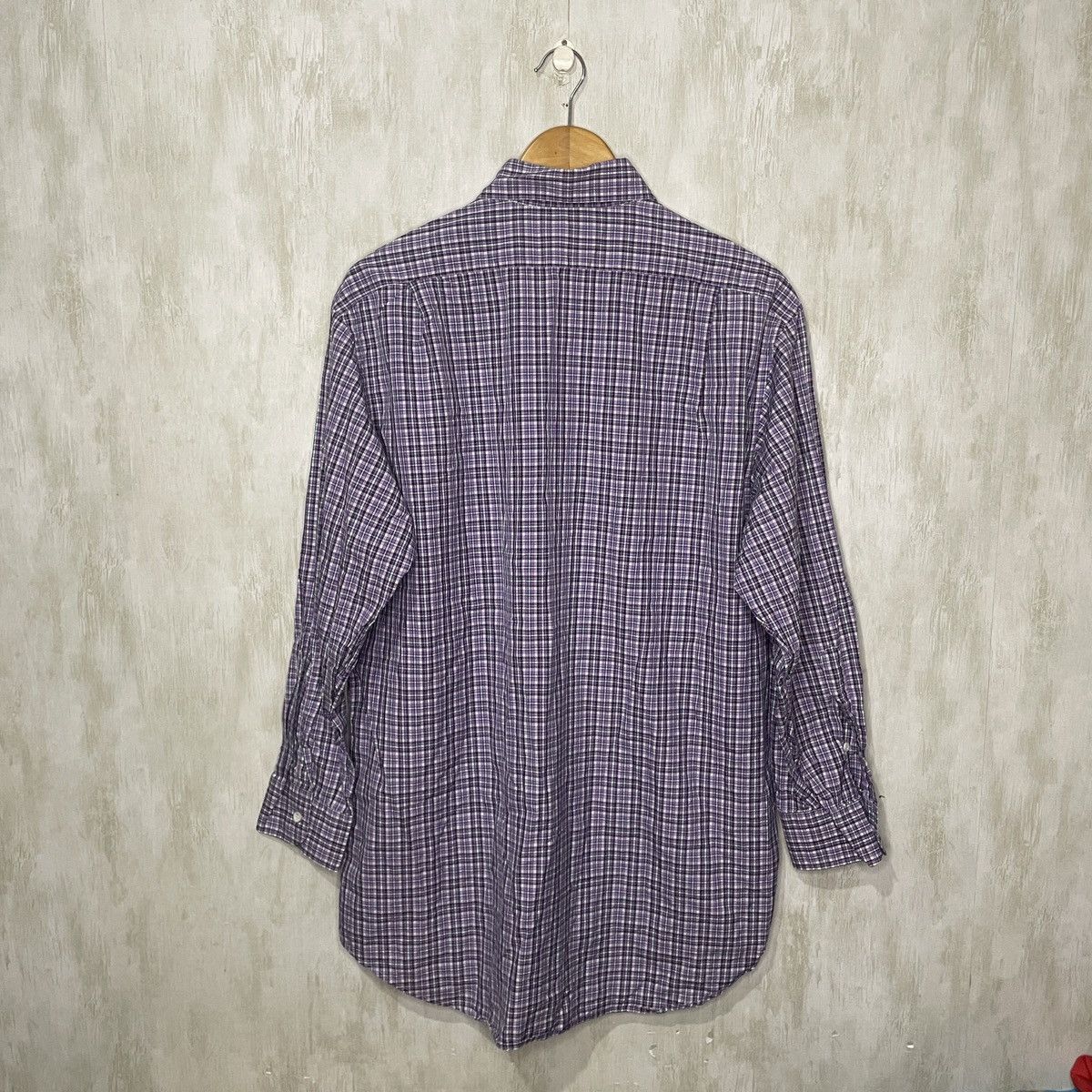Ralph Lauren Purple Label Ralph Lauren Purple Label Checkered Longsleeve Size US L / EU 52-54 / 3 - 5 Thumbnail