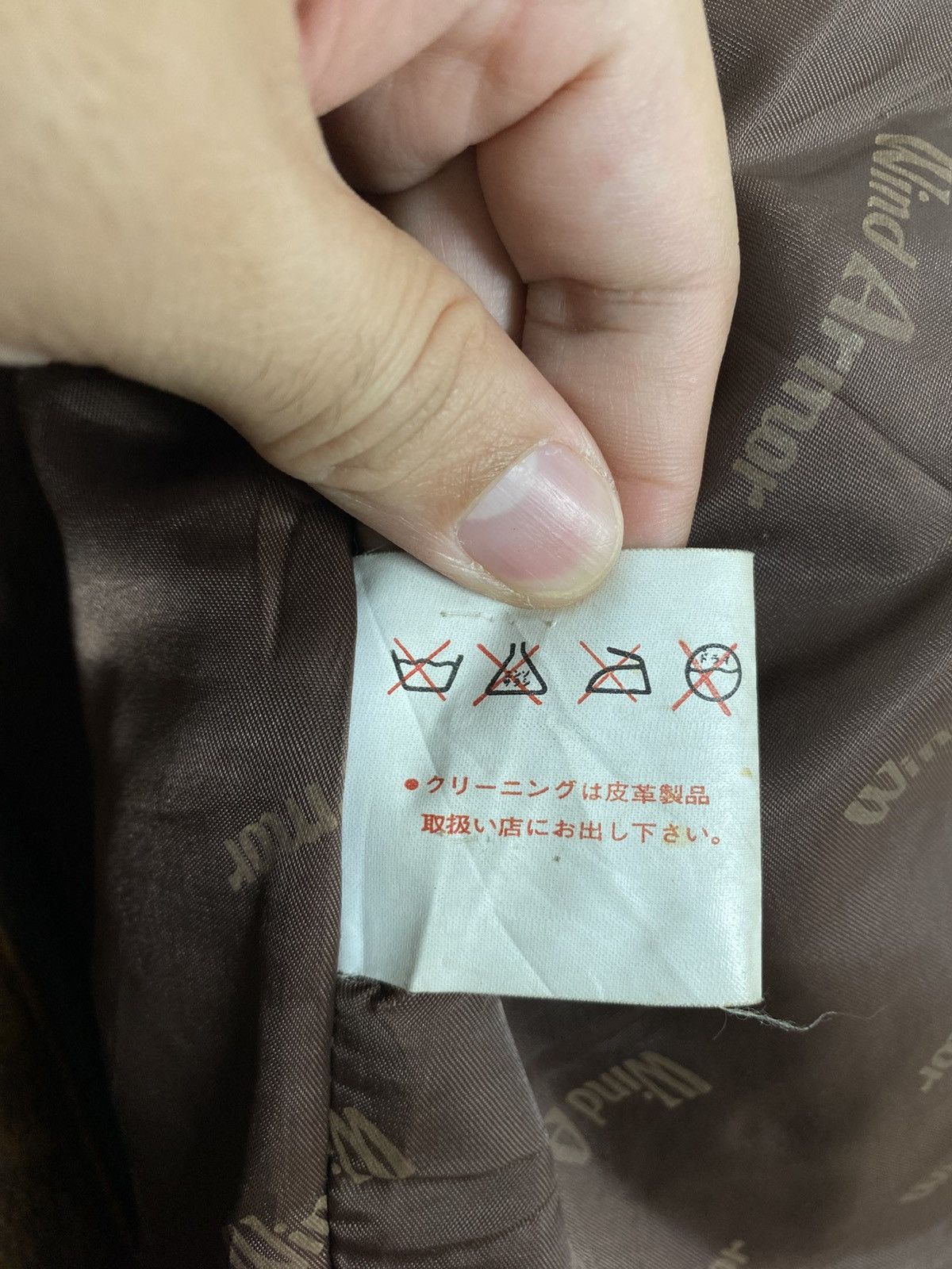 Japanese Brand Rare‼️ Vintage Wind Armor Sheep Skin Leather Size US M / EU 48-50 / 2 - 10 Thumbnail