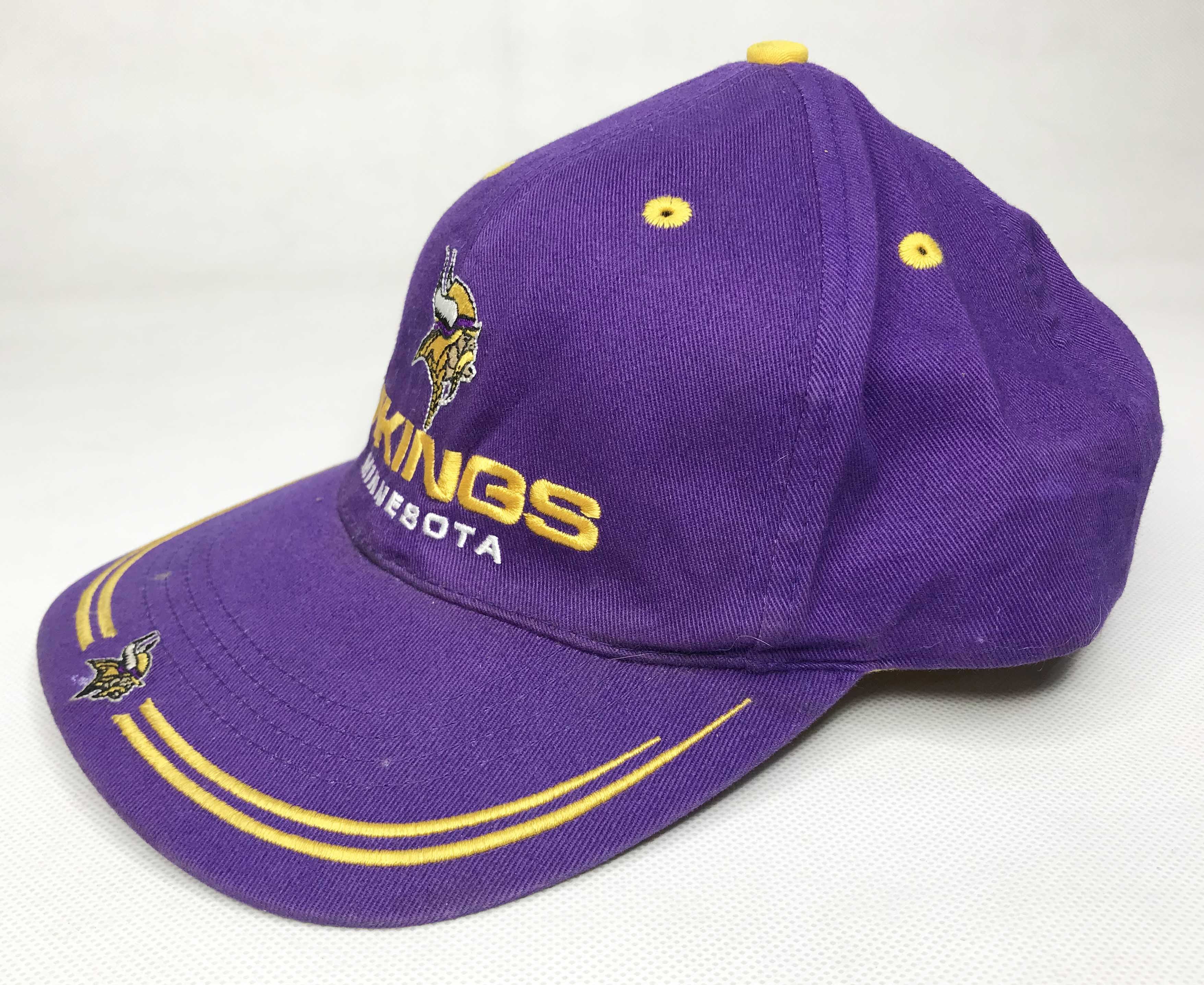 NFL × Twins Enterprise Inc. Vintage Twins Enterprise NFL Minnesota Vikings Football Cap Size ONE SIZE - 3 Thumbnail