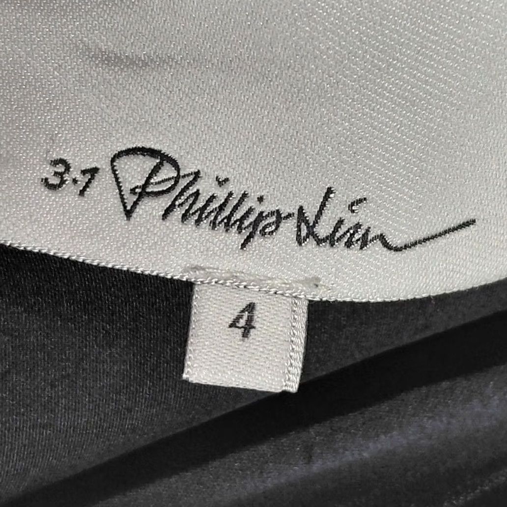 3.1 Phillip Lim VINTAGE? No. 3.1 Phillip Lim Silk Blend Dress Black Solid Sleeveless Size 4 Size S / US 4 / IT 40 - 3 Thumbnail