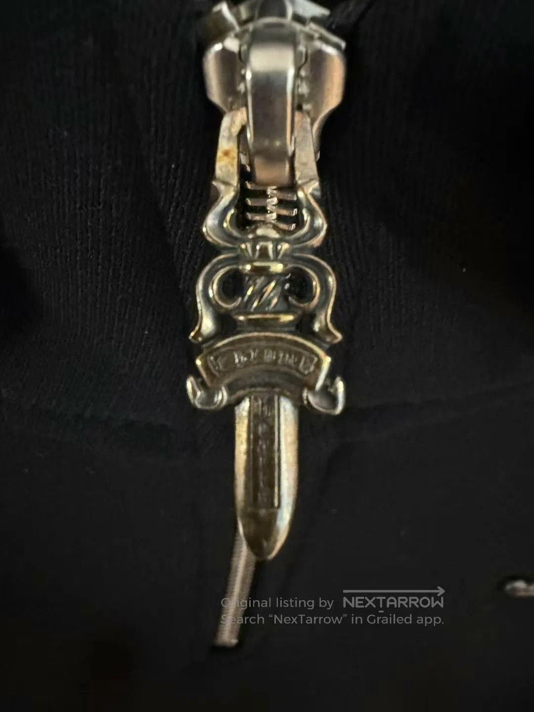 Chrome Hearts chrome hearts black half-zip sweatshirt. Size US M / EU 48-50 / 2 - 5 Thumbnail