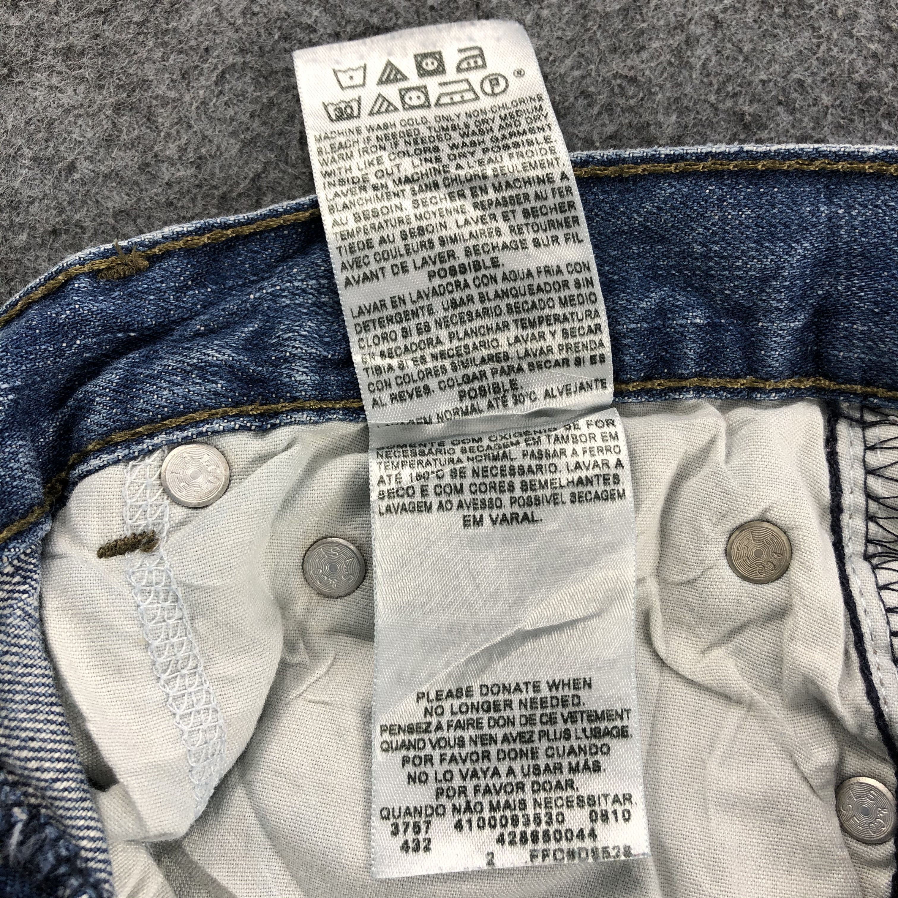 Levi's × Vintage Vintage Levis 569 Loose Straight Jeans-JM1280 Size US 26 / EU 42 - 11 Thumbnail