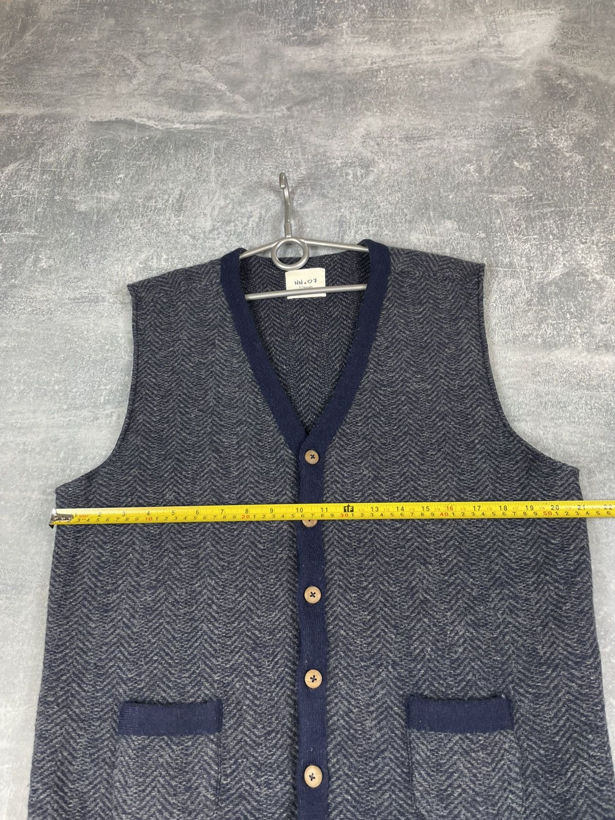 NN07 Japanese NN07 NN 07 No Nationality wool vest Size 44R - 7 Thumbnail