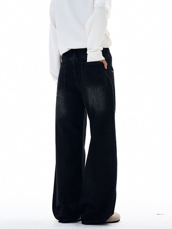 Japanese Brand Men's American high street retro distressed straight jeans Size US 32 / EU 48 - 3 Thumbnail