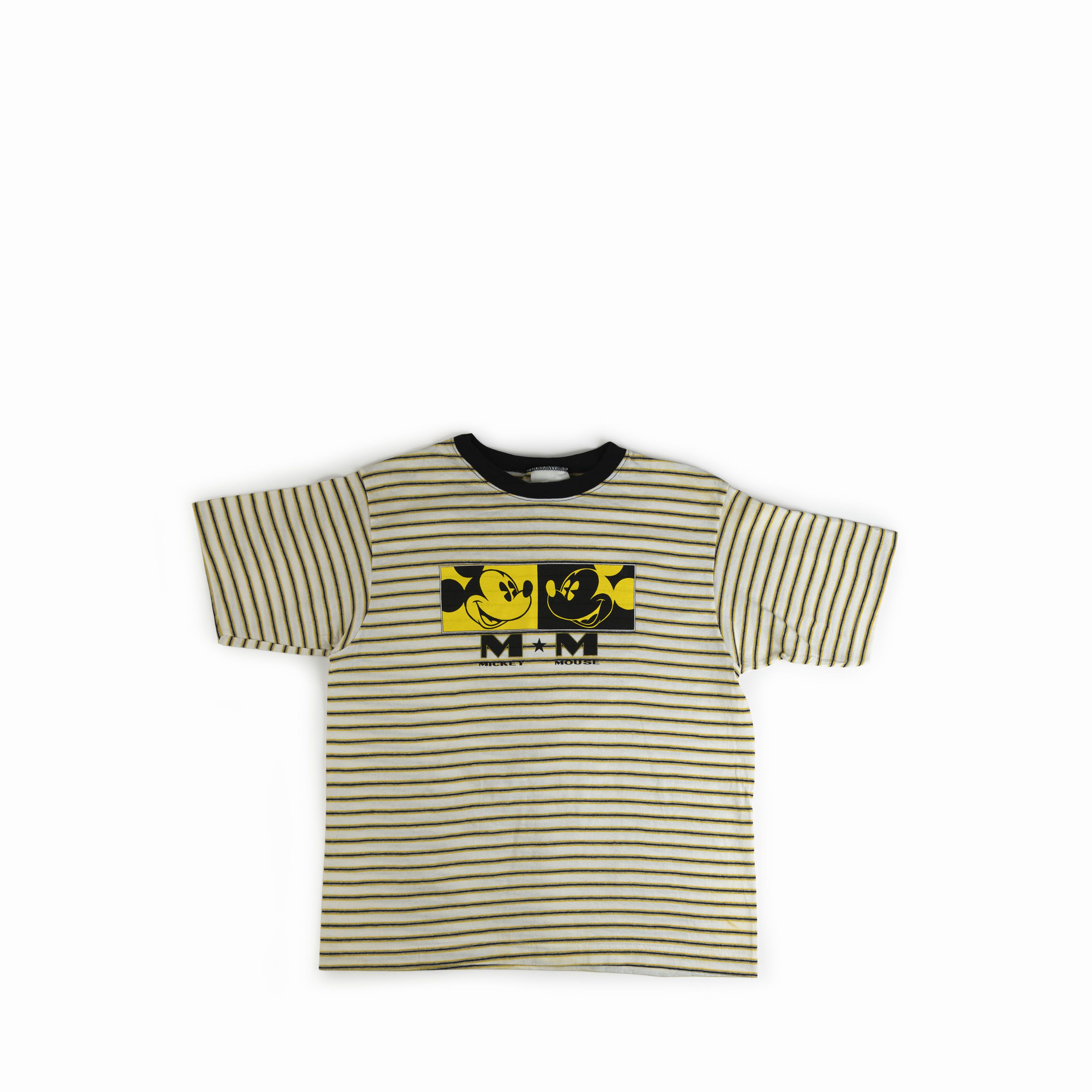 Disney Vintage 1990's Mickey Mouse Walt Disney Cropped Tee Shirt Size US M / EU 48-50 / 2 - 1 Thumbnail
