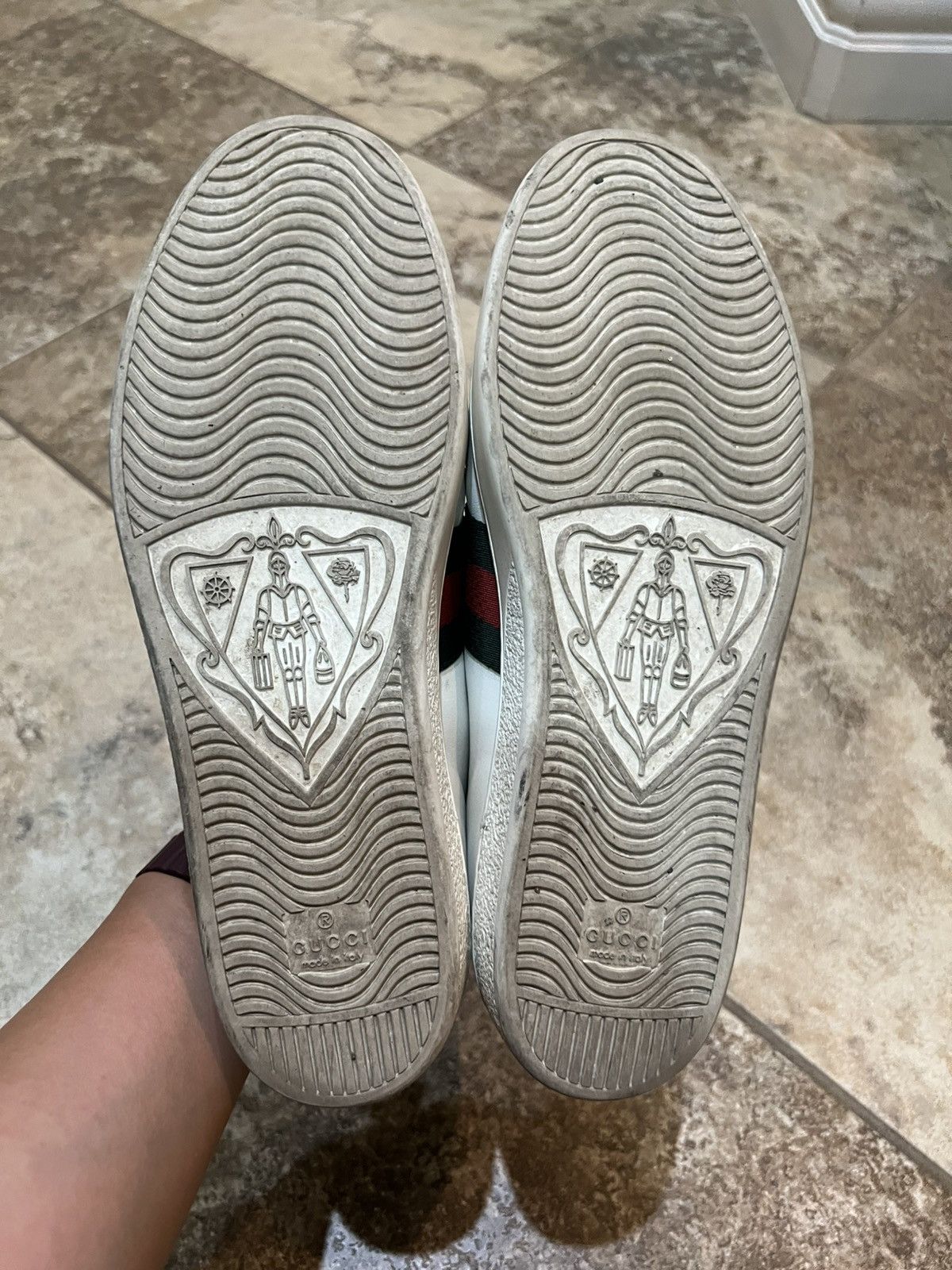 Gucci Gucci Ace sneakers with heart motifs Size US 9 / IT 39 - 8 Thumbnail