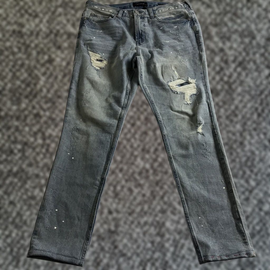 Pacsun PACSUN Stacked Skinny Active Stretch Jeans Men’s 29x32 Hemmed 33x29 ￼ Size US 33 - 1 Thumbnail