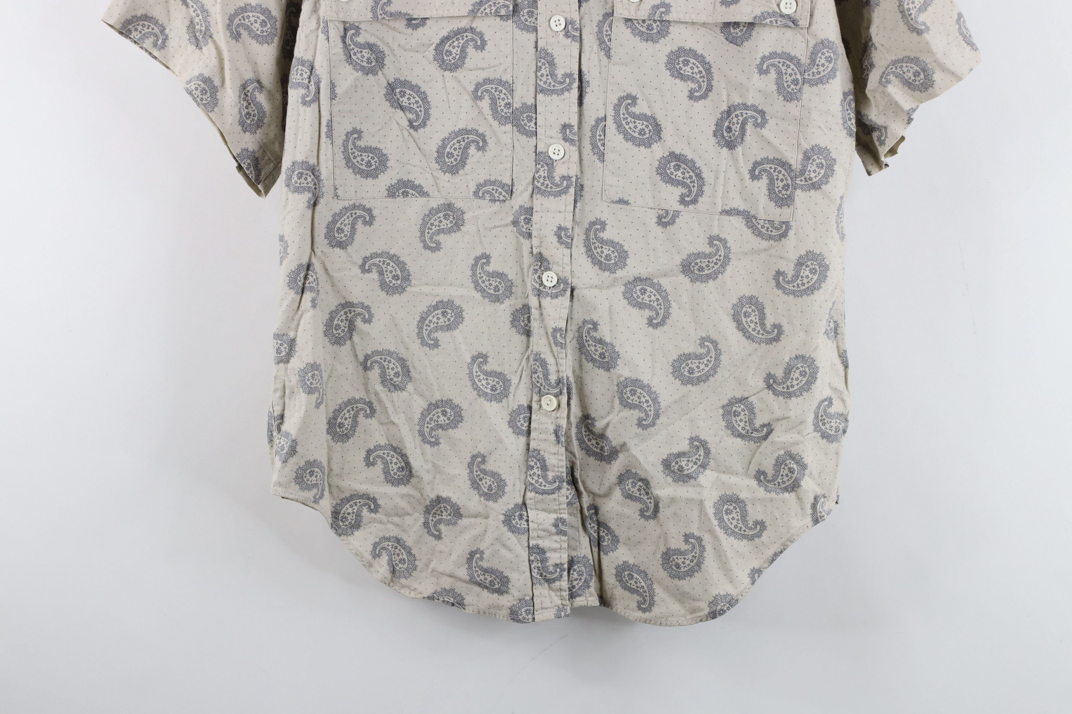 Vintage Vintage 90s Streetwear Polka Dot Big Pocket Button Shirt Size S / US 4 / IT 40 - 3 Thumbnail