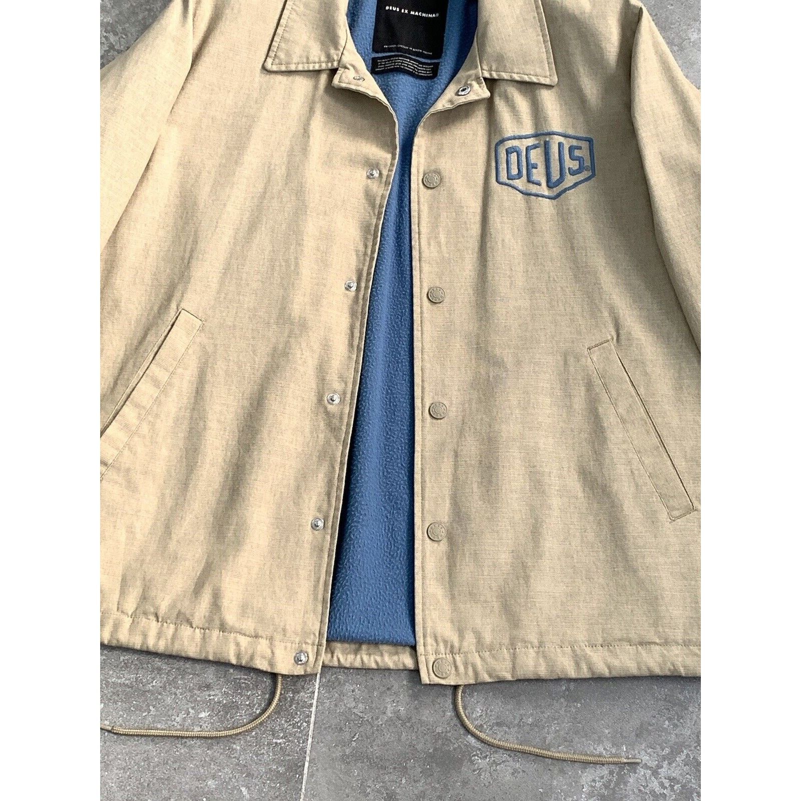 Deus Ex Machina Men's DEUS EX MACHINA Chore Coach Biker Jacket Coat L EU 52 Size US L / EU 52-54 / 3 - 15 Thumbnail