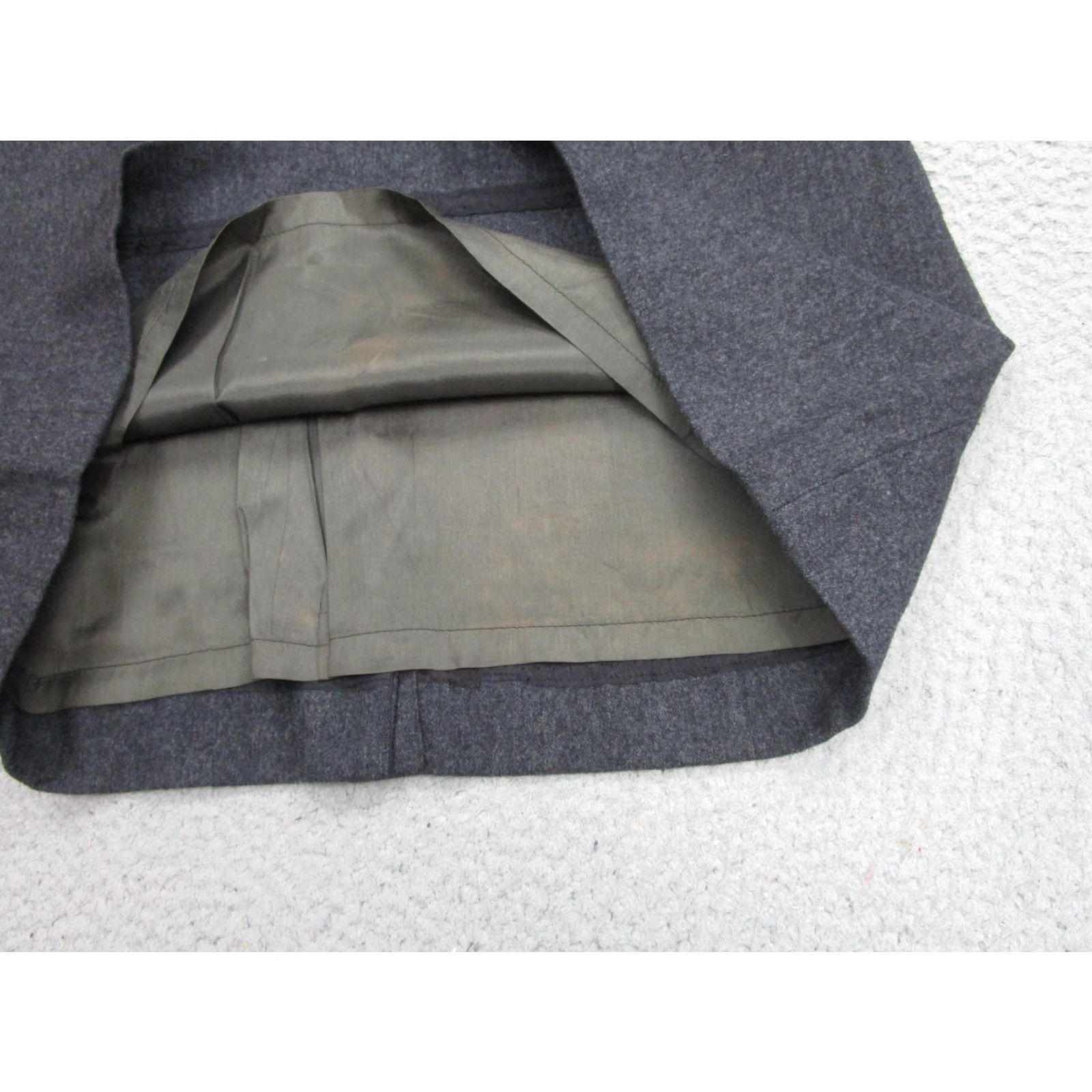 Pendleton VINTAGE Pendleton Skirt Womens 12 Gray Wool A-Line Midi Lined High Rise USA Size 34" / US 12 / IT 48 - 5 Thumbnail