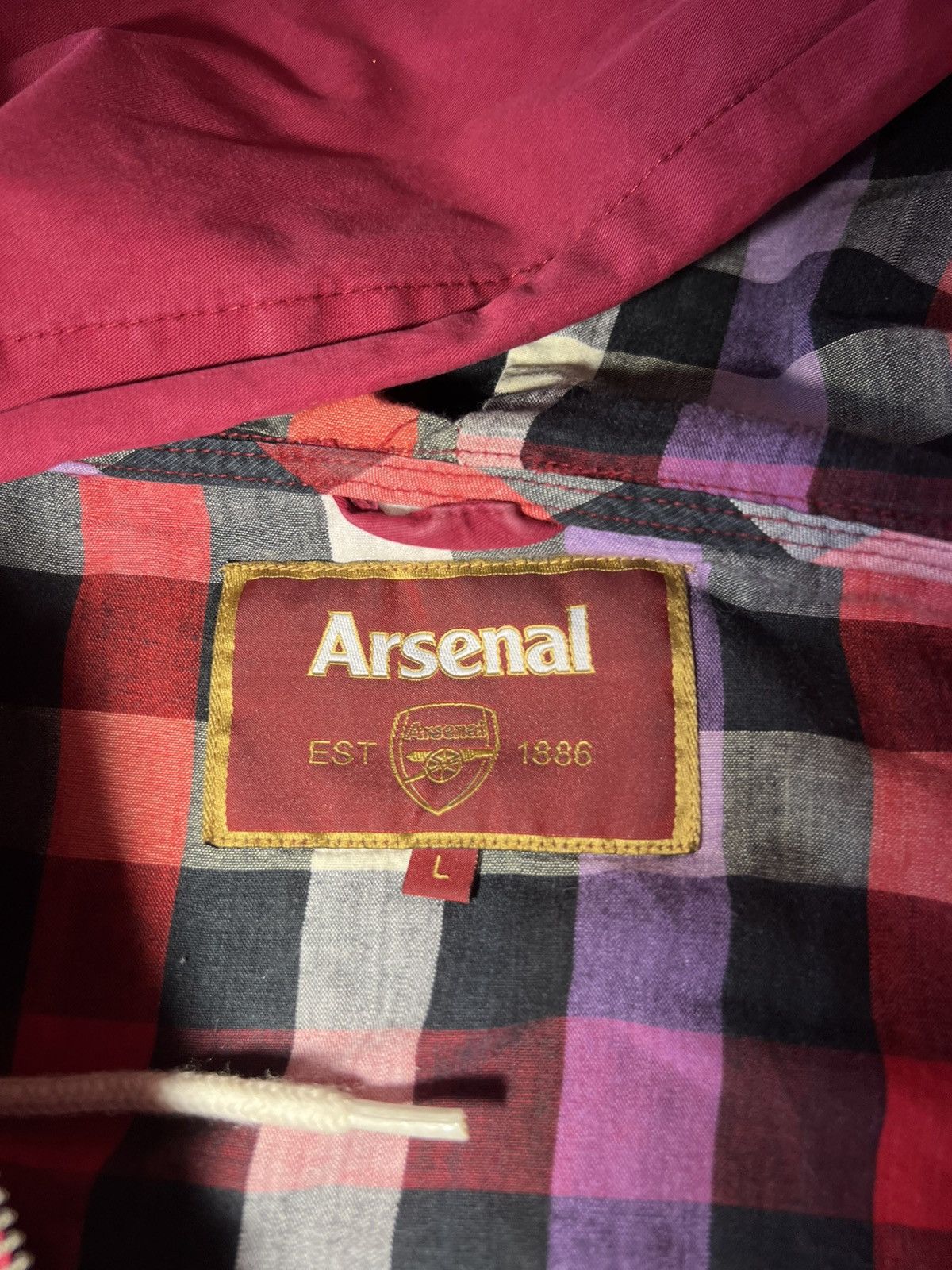 Vintage Arsenal Vintage Jacket Gunners Merch L Size 90s Soccer Size US L / EU 52-54 / 3 - 4 Thumbnail