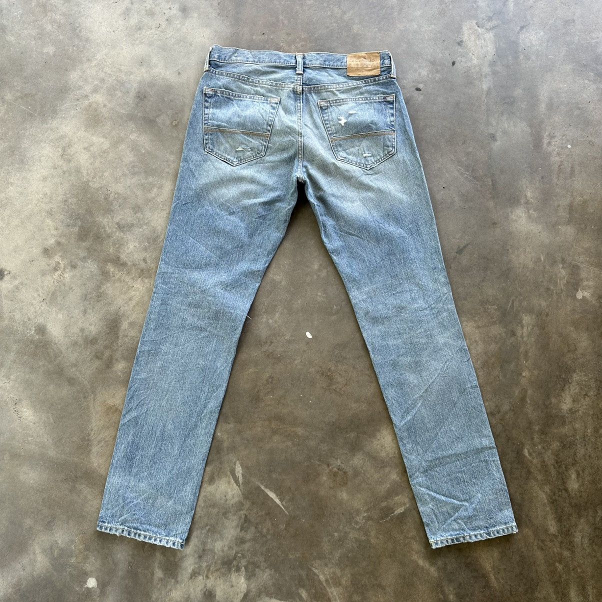 Vintage Abercrombie & Fitch Faded Distress Denim Jean Pant