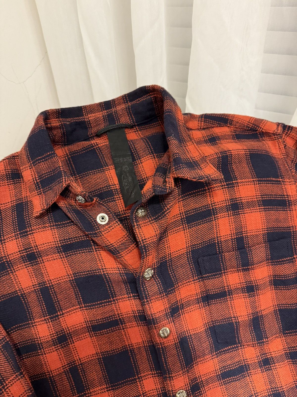 Chrome Hearts Chrome hearts flanel button (Virgil Ablob) Size US M / EU 48-50 / 2 - 6 Thumbnail