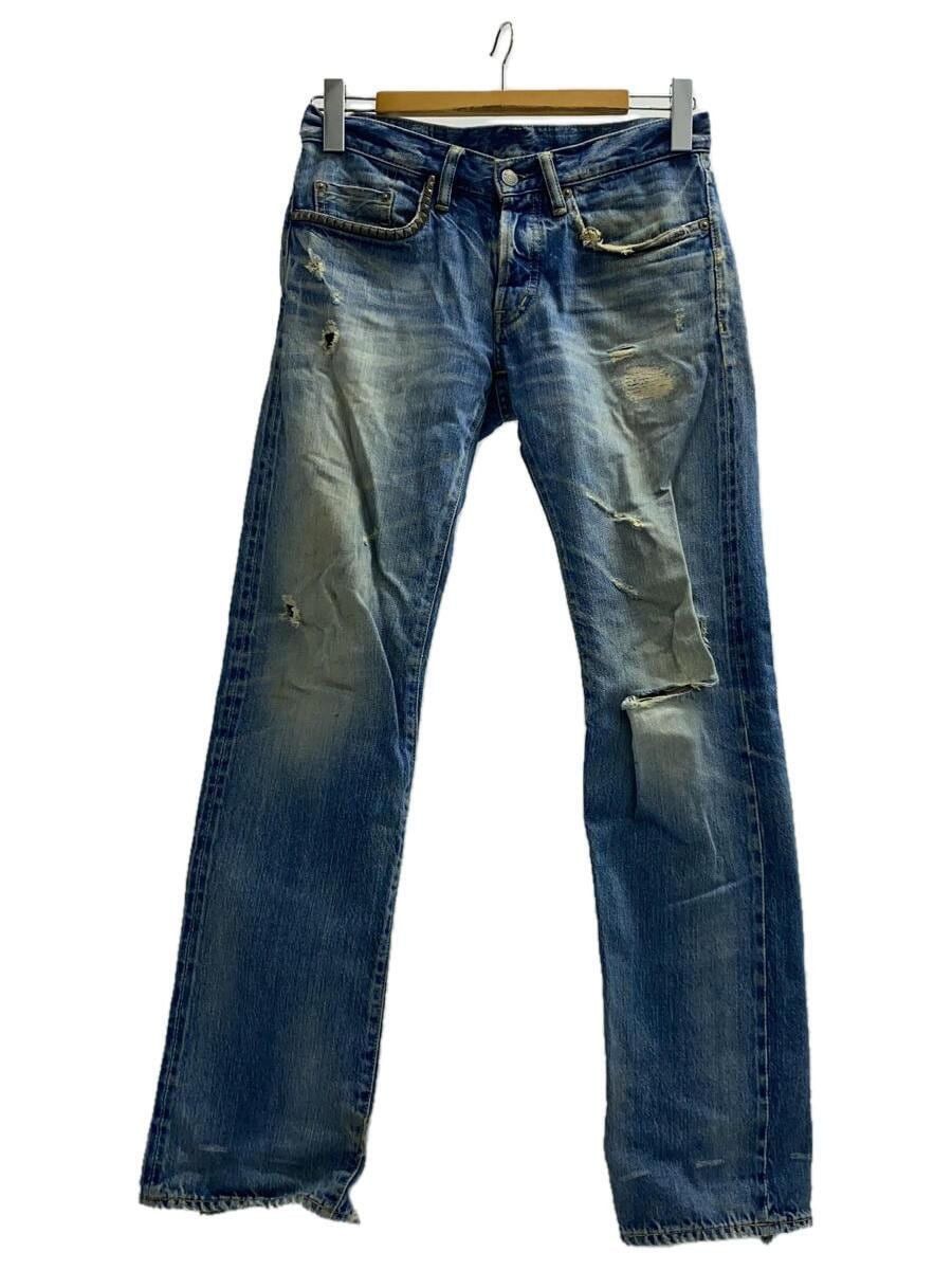 image of Hysteric Glamour Distressed Denim in Blue, Men's (Size 30)