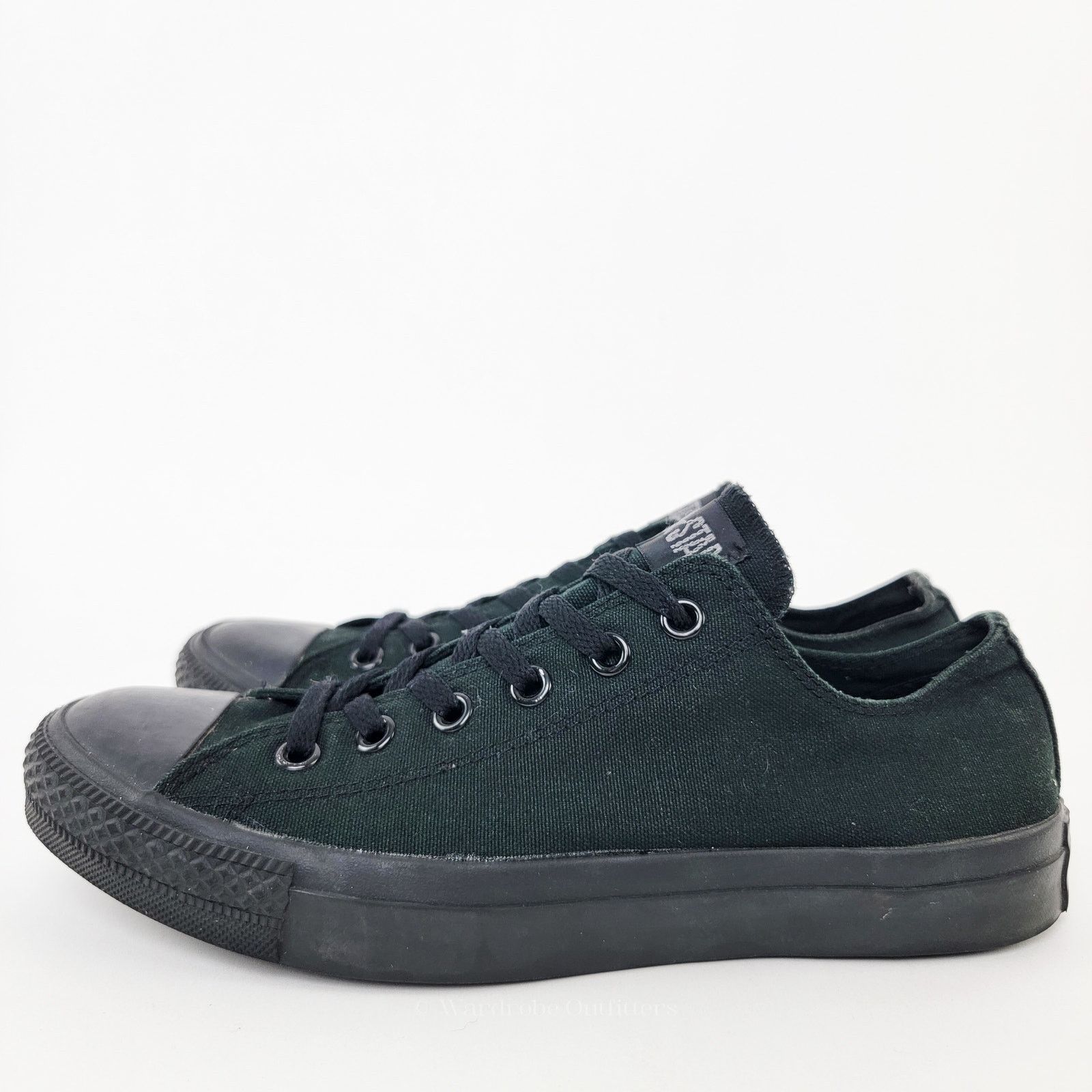 Nike Converse Chuck Taylor All Star Lowtop All Black Monochrome Size US 8 / EU 41 - 5 Thumbnail