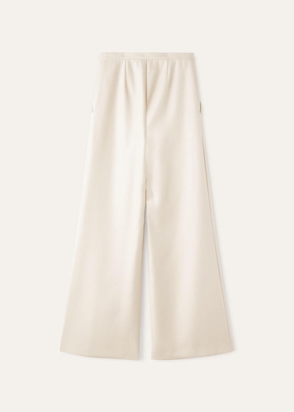 Loro Piana o1srvl11e0425 FAN6752 Loy Trouser in Off White Size 30" / US 8 / IT 44 - 2 Thumbnail