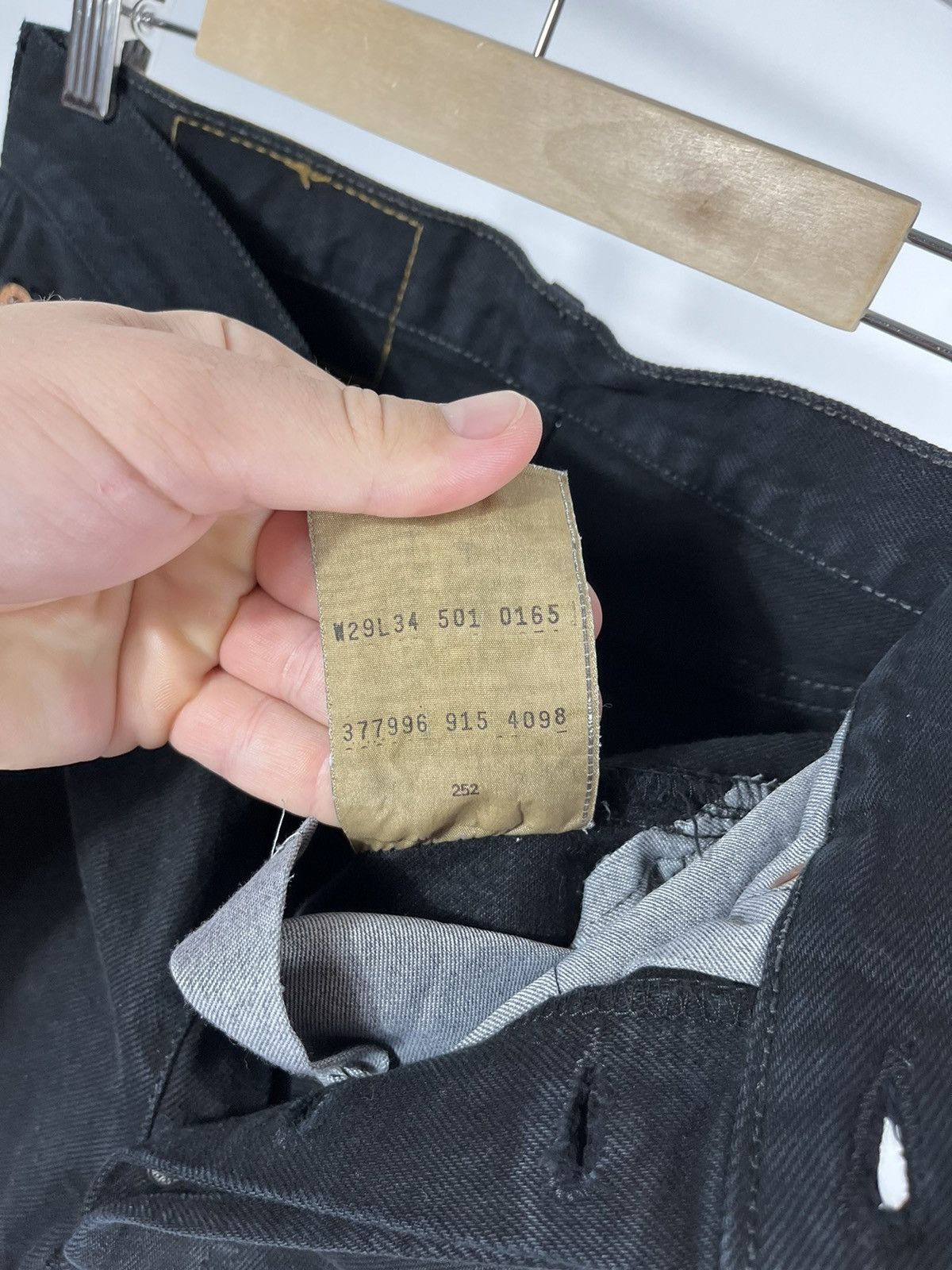 Levi's × Vintage Vintage 90's Levis 501 Classic Black Jeans Pants 29@x34 Size US 29 - 6 Thumbnail
