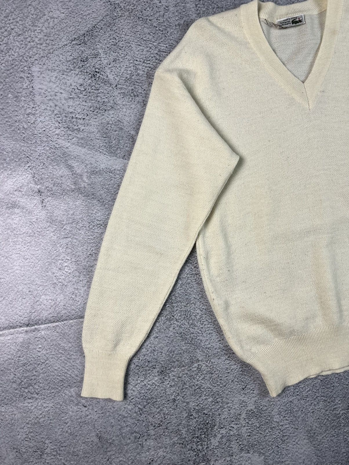Lacoste × Vintage Vintage Lacoste Chemise knit sweater Size US L / EU 52-54 / 3 - 6 Thumbnail