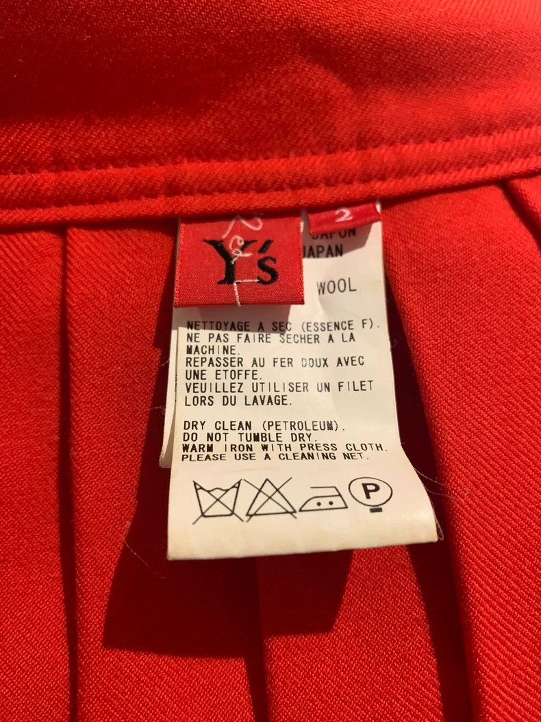 Y's Y's One-piece bandage pleated skirt Size 25" / US 0 / IT 36 - 6 Thumbnail