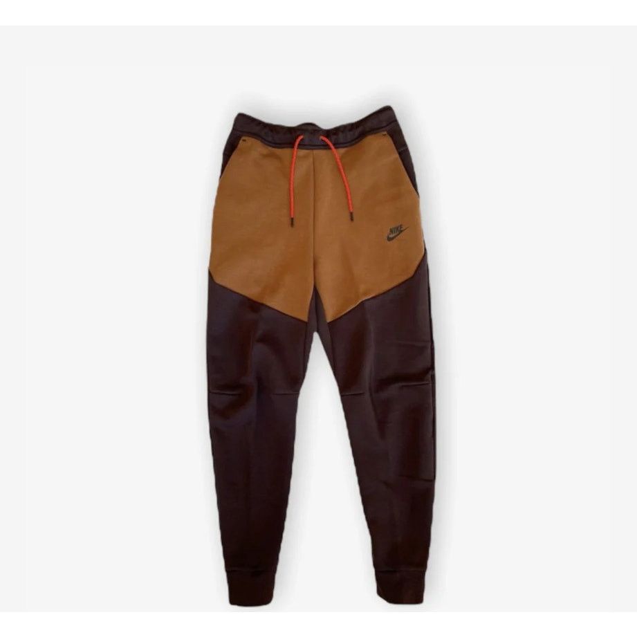 Nike Nike Fleece Tech Pants Brown Basalt/Pecan Size XXXLarge Size US 33 - 1 Thumbnail