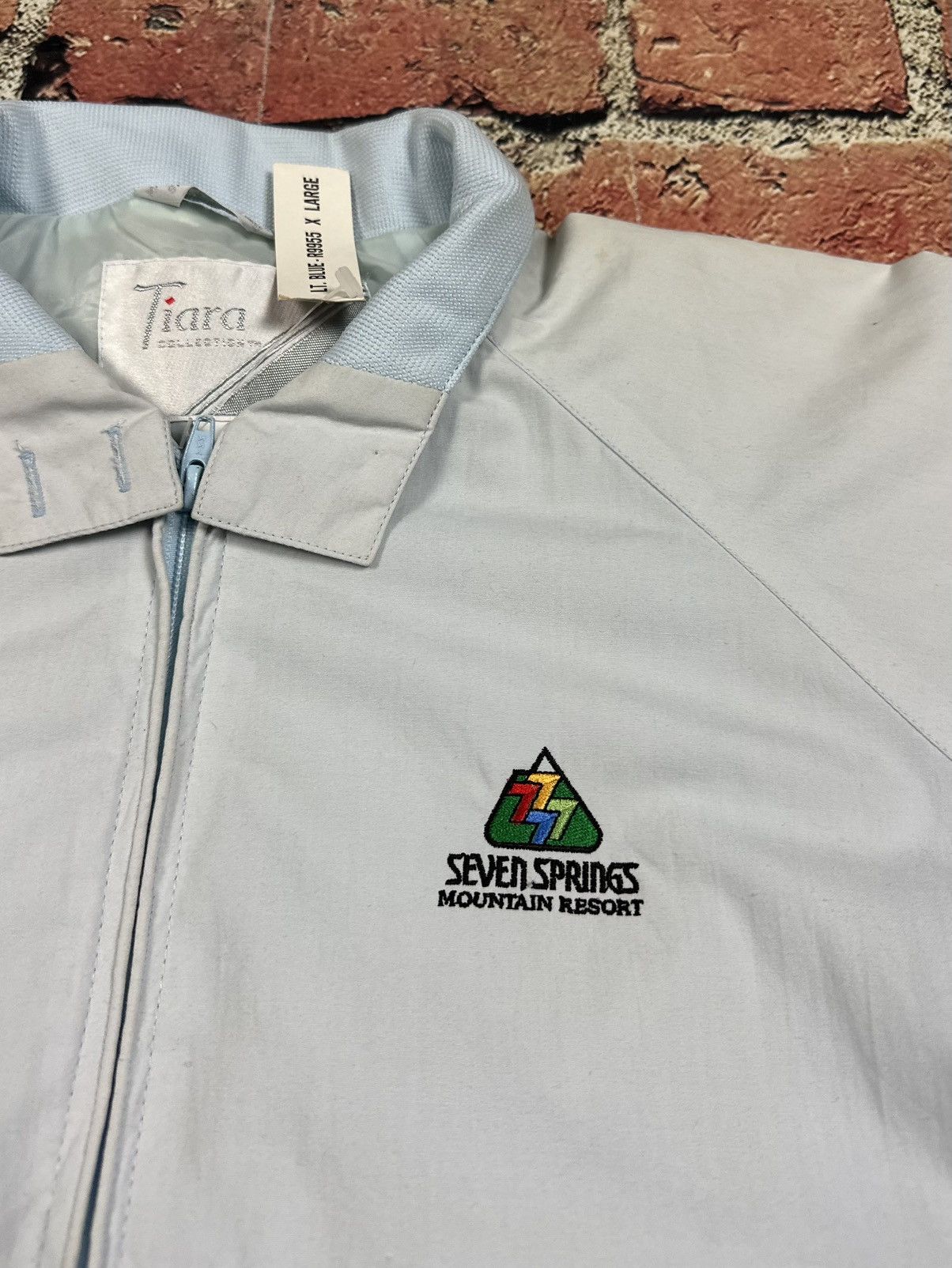 Wilson Vintage Seven Springs Mountain Resort Bomber Jacket 80s 90s Size XL / US 12-14 / IT 48-50 - 6 Thumbnail
