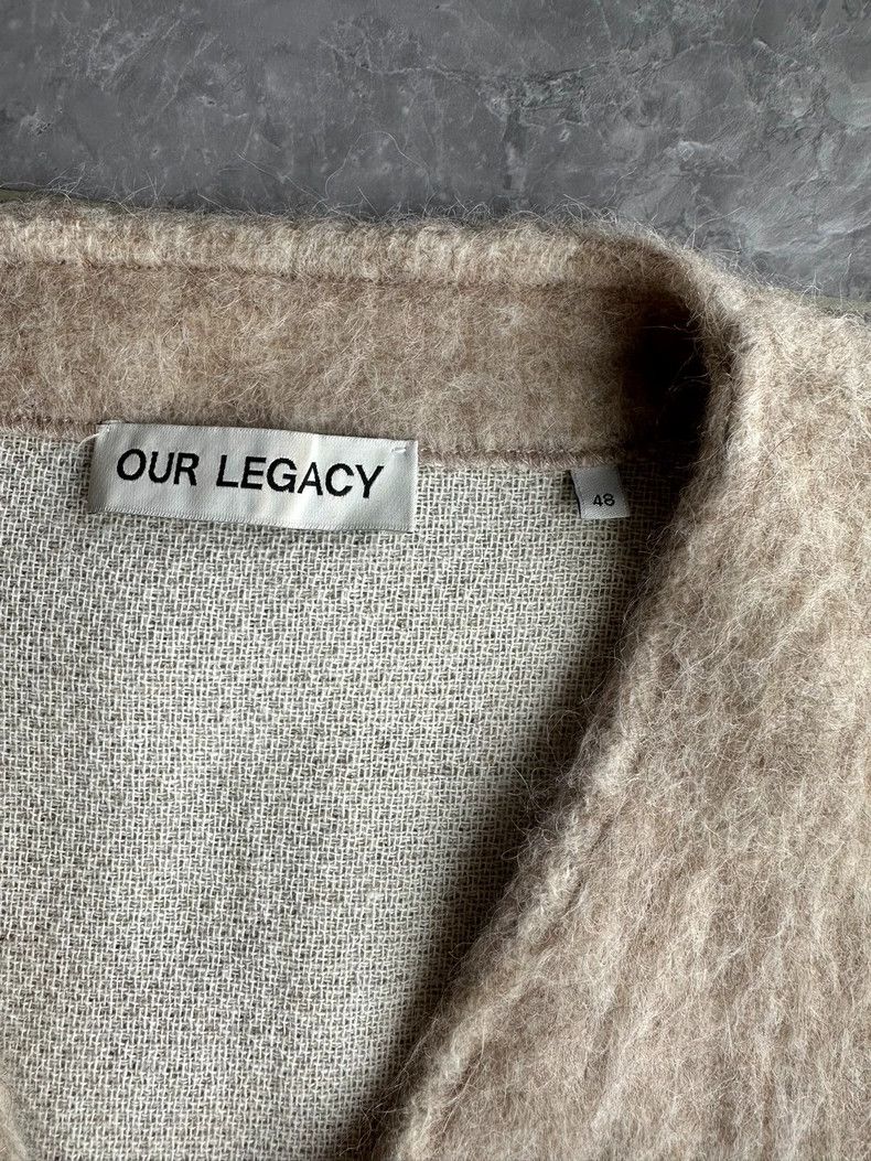 Our Legacy Our Legacy size48 Light grayish white marehair sweater Size US M / EU 48-50 / 2 - 3 Thumbnail