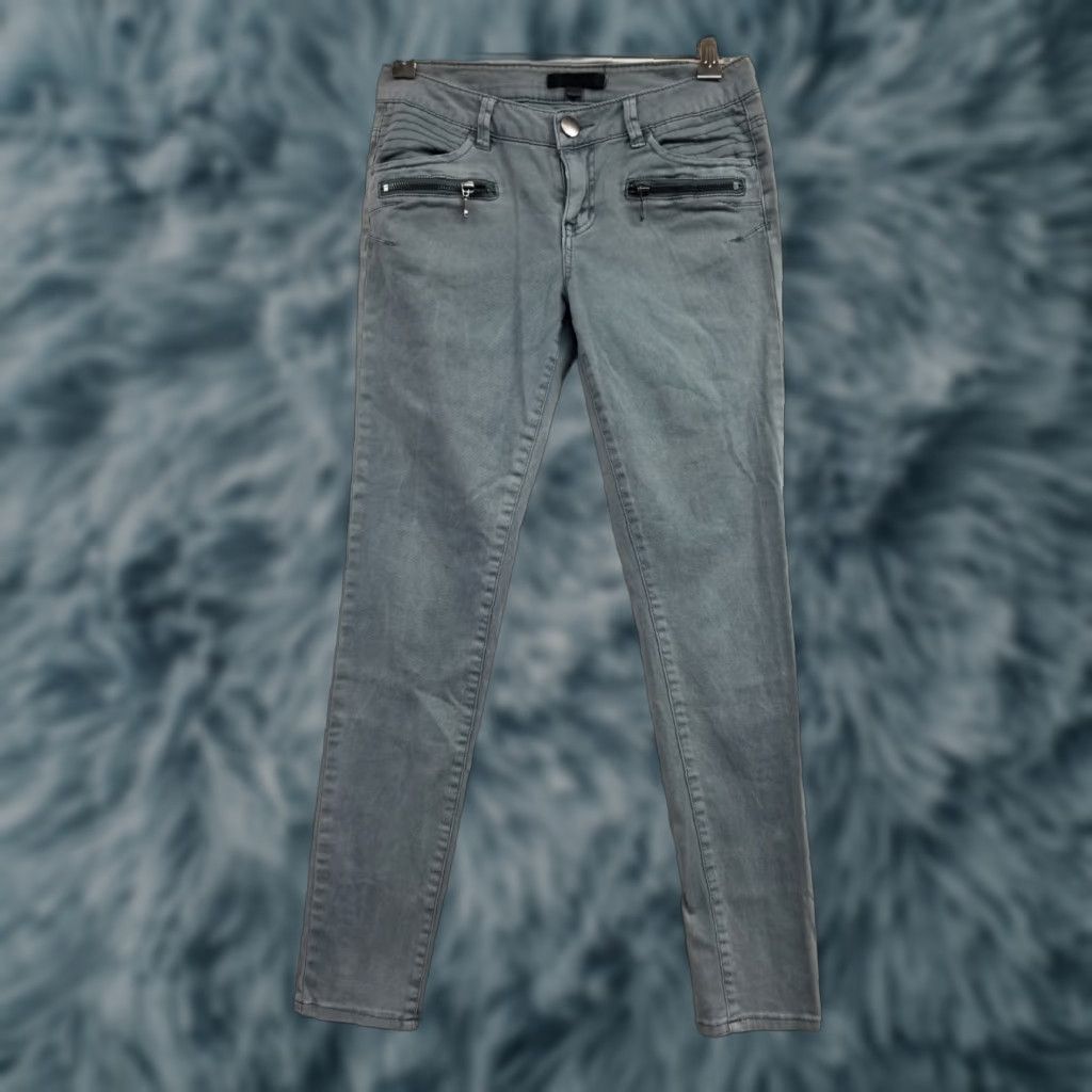 Vintage FIRE LOS ANGELES Jeans Skinny Denim Gray Juniors Size 1 Women KS? Size 25" / US 0 / IT 36 - 1 Thumbnail