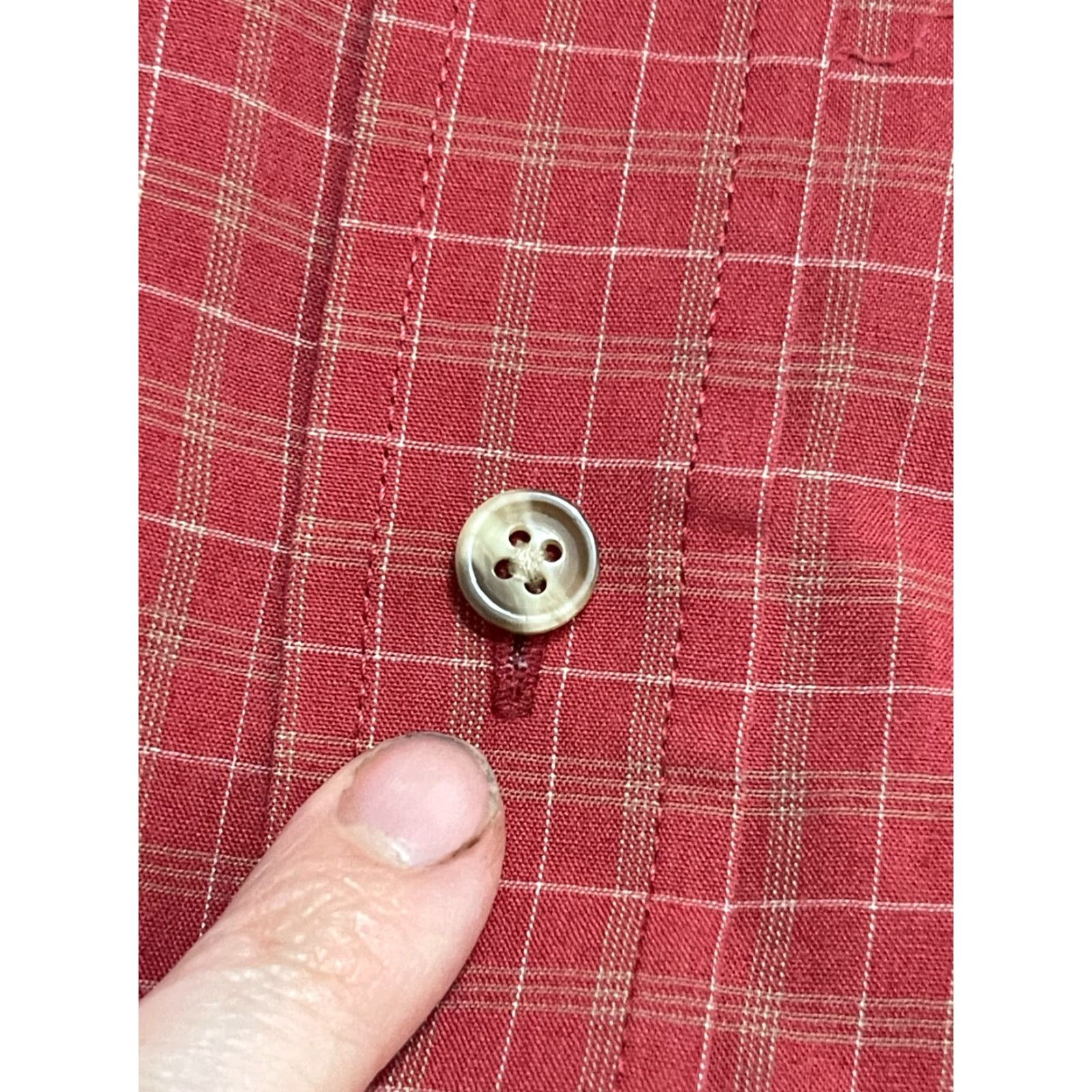 Vintage Northcrest Shirt Men L Red Plaid Short Sleeve Button-Up Shirt Size US L / EU 52-54 / 3 - 5 Thumbnail
