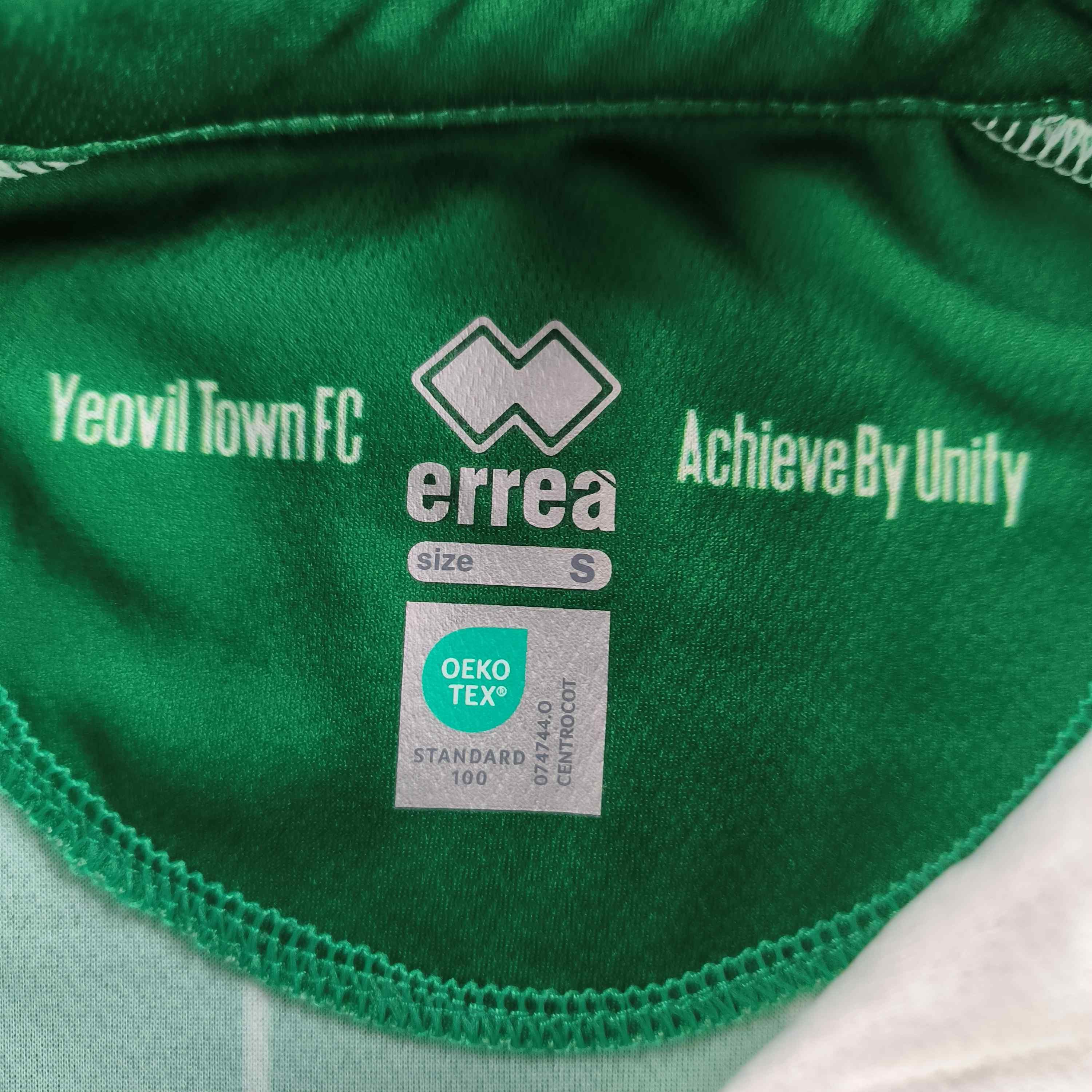 Errea Yeovil Town 2023-24 Errea home #6 football jersey size S Size US S / EU 44-46 / 1 - 4 Thumbnail