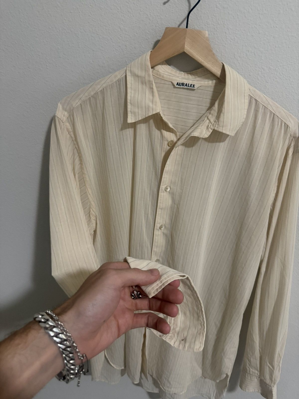 Auralee AURALEE VINTAGE JAPANESE BUTTON UP (XL) Size US XL / EU 56 / 4 - 5 Thumbnail