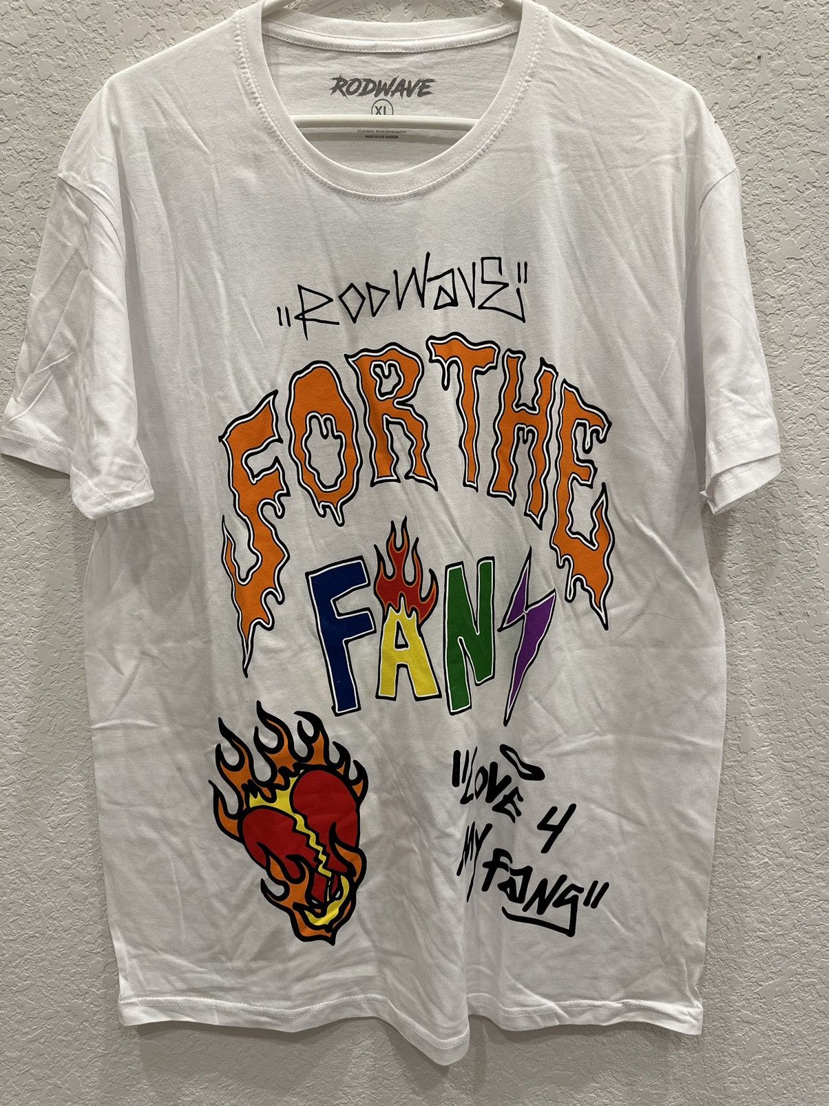 Other Rod Wave “For the Fans” Tour Tee Size US XL / EU 56 / 4 - 1 Thumbnail