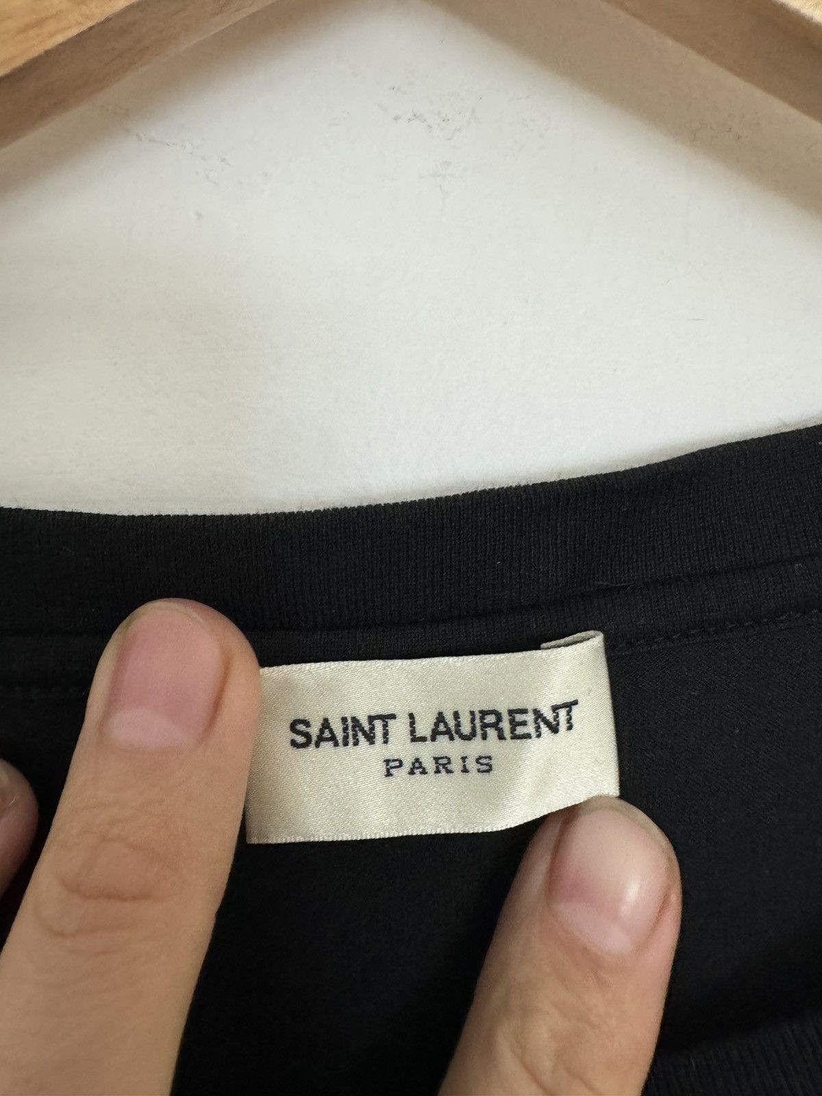 Saint Laurent Paris Rive Gauche Logo T Size US S / EU 44-46 / 1 - 2 Thumbnail