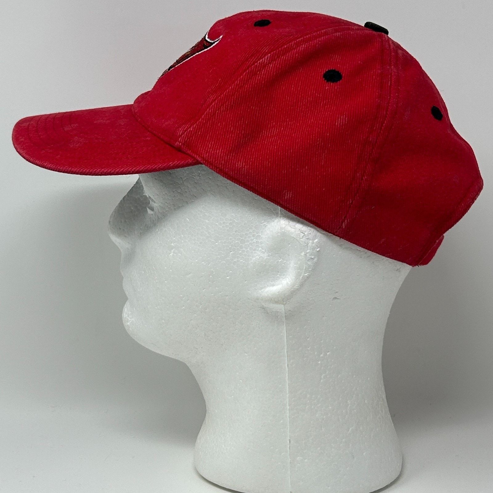 Other Vintage 90s Tampa Bay Buccaneers Hat Cap Red Bleach Spotted Size ONE SIZE - 6 Thumbnail