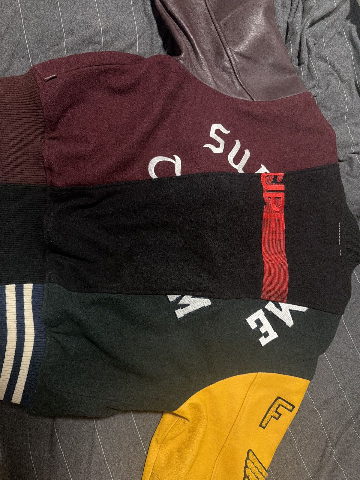 Maison Margiela × Supreme Supreme x MM6 Maison Margiela Varsity Jacket Size US S / EU 44-46 / 1 - 1 Thumbnail