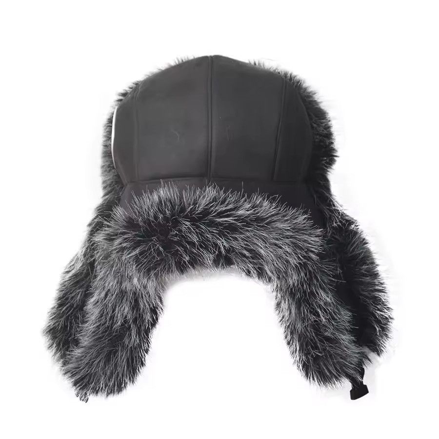 Japanese Brand × Vintage Warm Faux Fox Fur Bomber Hat Size ONE SIZE - 3 Thumbnail