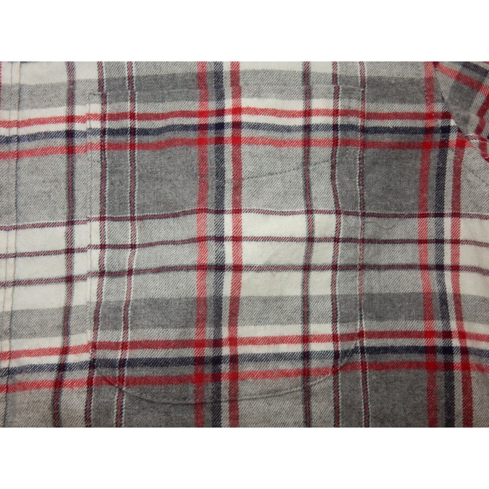 J.Crew J.CREW Shirt Slim Men S Flannel Button-Up Long Sleeve Gray Cotton Size US S / EU 44-46 / 1 - 3 Thumbnail