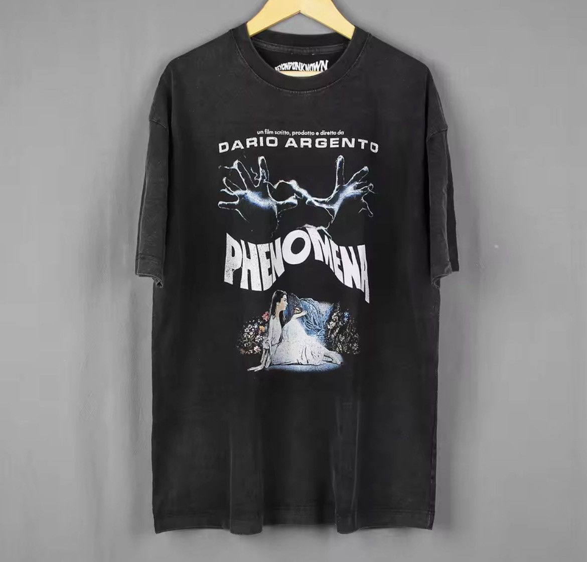 Vintage "Phenomena" Graphic Printed Cotton Tshirt Size US S / EU 44-46 / 1 - 1 Thumbnail