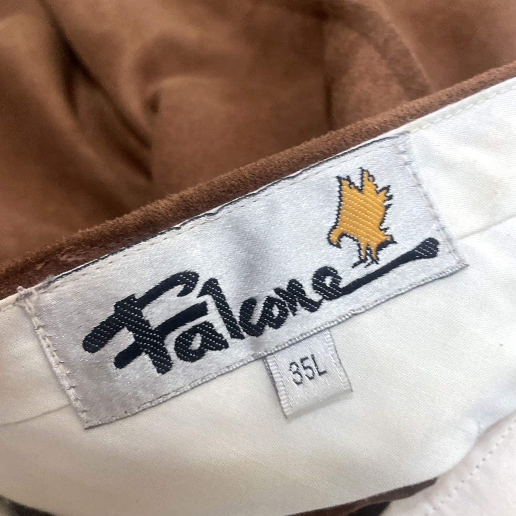 Vintage VINTAGE Falcone Polyester Pleated Pants Men 35L 36x32 Brown Retro Disco Pants Size US 35 - 4 Thumbnail