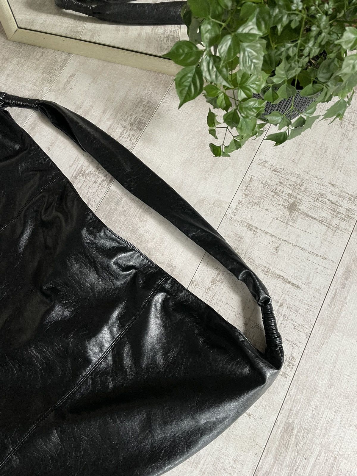If Six Was Nine × Japanese Brand Parachute Vintage Y2K Black Oversized Bag Balenciaga Style Size ONE SIZE - 3 Thumbnail