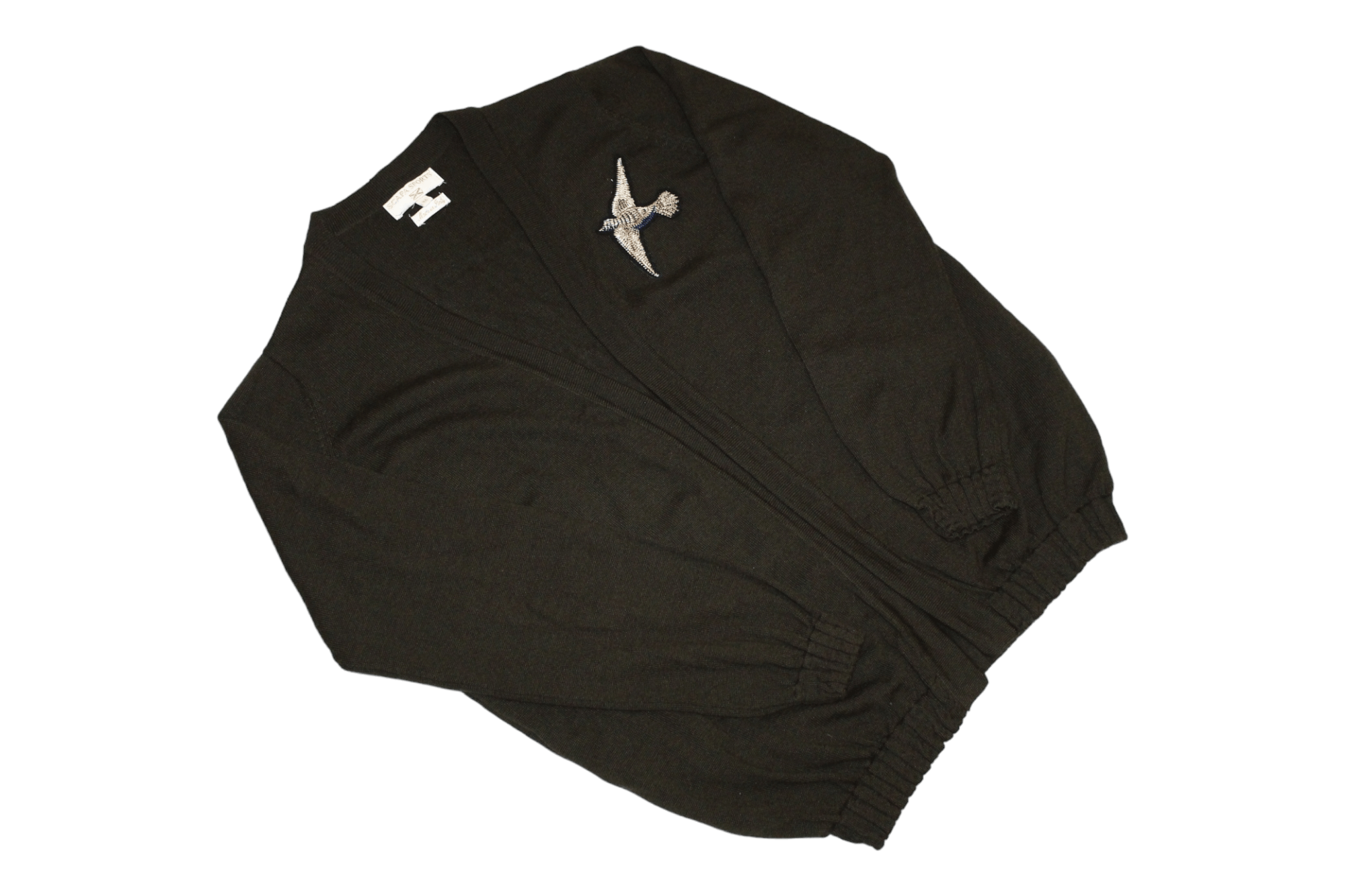 Scapa Sports Scapa Sports Bird Embroidered Wool Blend Open Cardigan Size US M / EU 48-50 / 2 - 2 Thumbnail