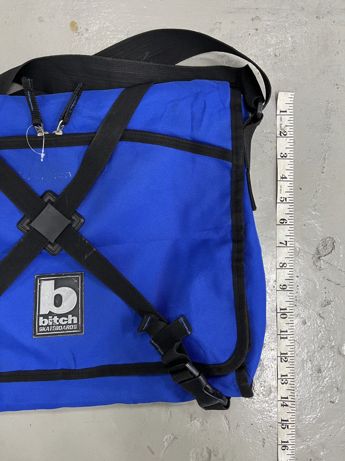 Hook-Ups Vintage 90s Rare Bitch Skateboards Large Messenger Sling Bag Size ONE SIZE - 18 Thumbnail